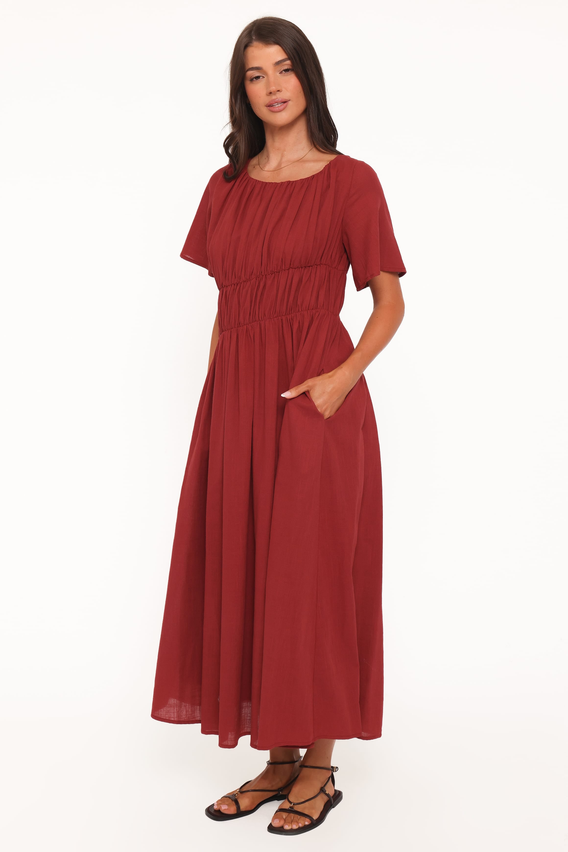 DRESSES Harlen Maxi Dress - Deep Red