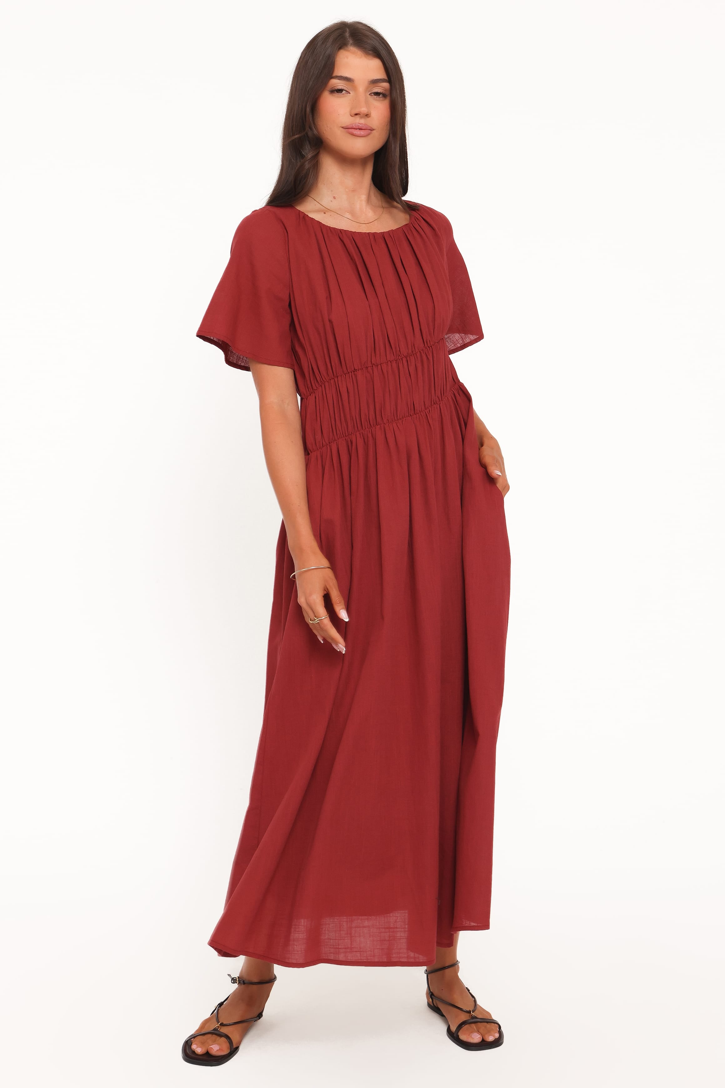 DRESSES Harlen Maxi Dress - Deep Red
