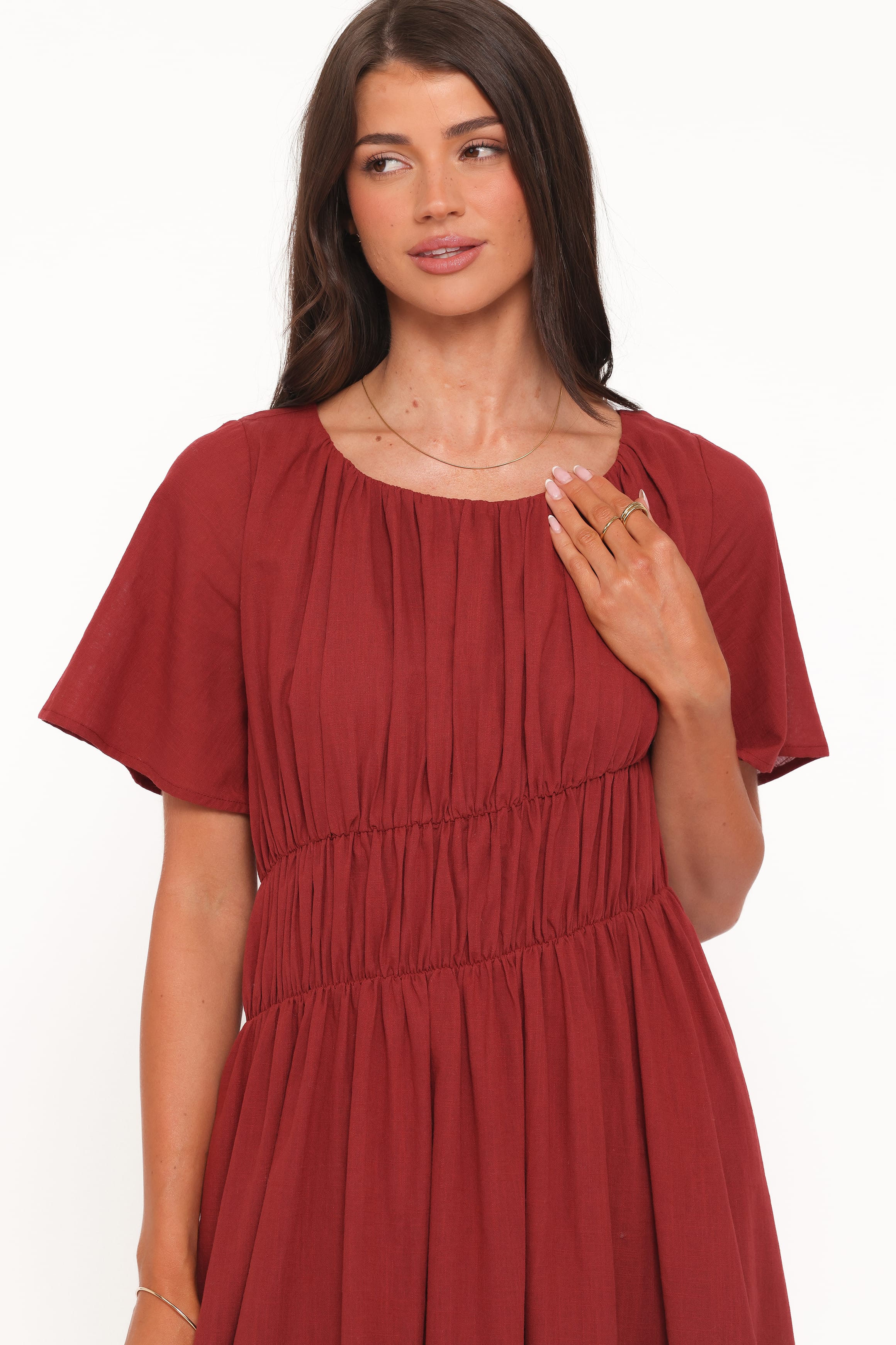 DRESSES Harlen Maxi Dress - Deep Red