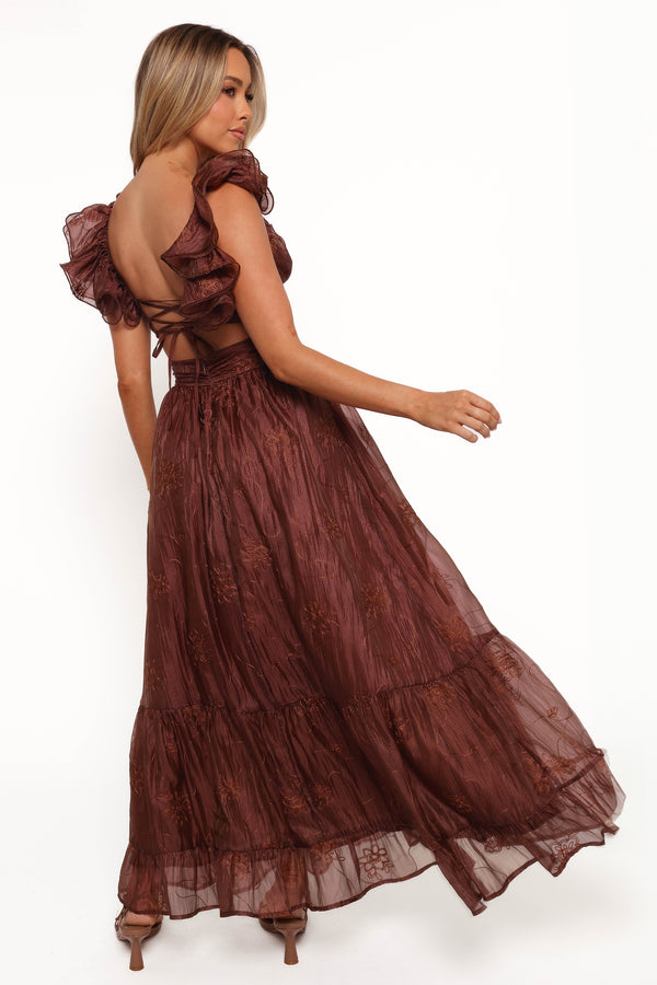 DRESSES Harmony Maxi Dress - Brown Floral