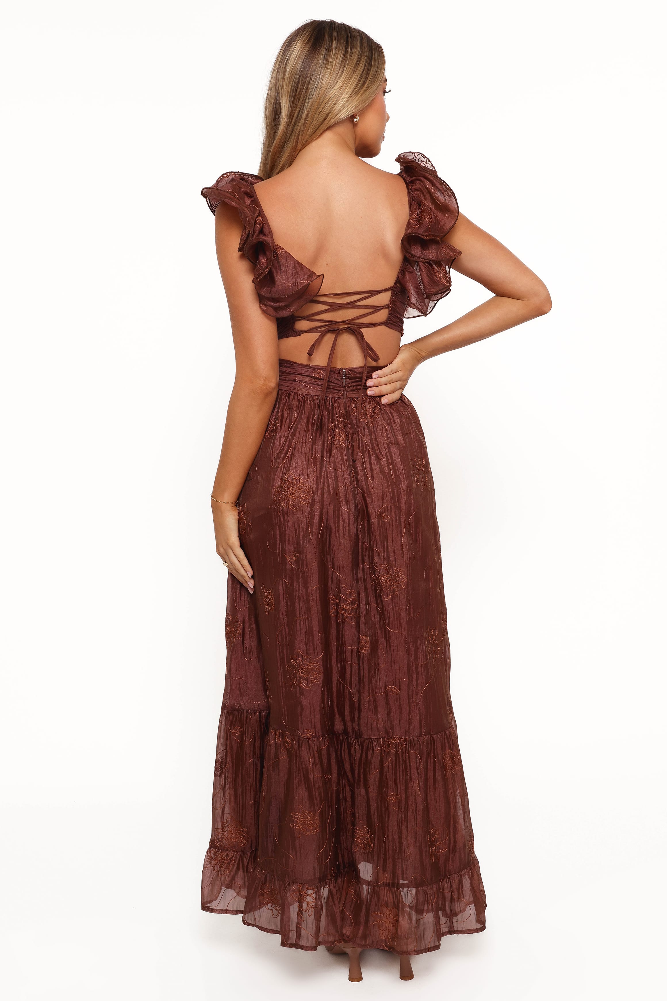 DRESSES Harmony Maxi Dress - Brown Floral