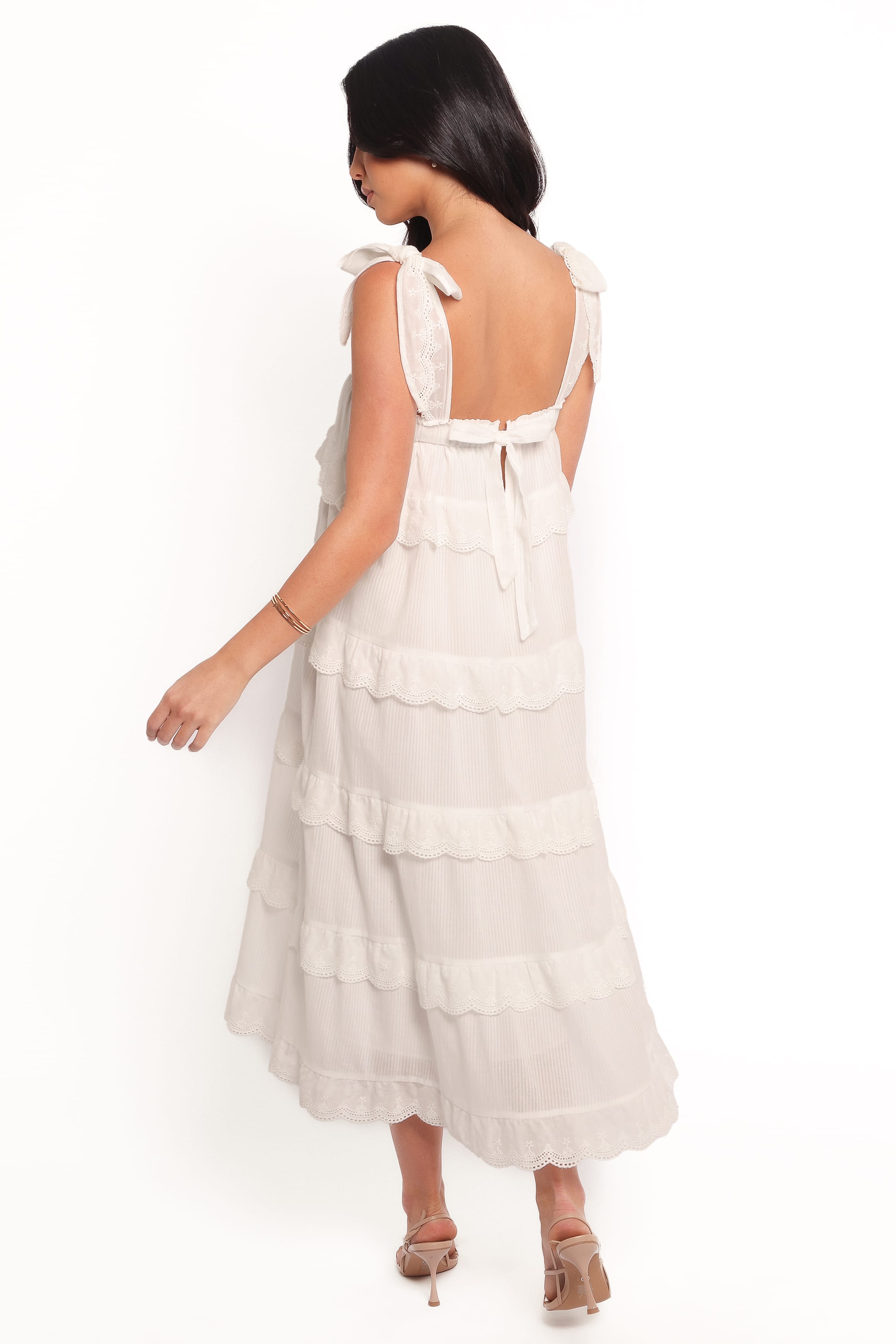 DRESSES Harriette Midi Dress - White