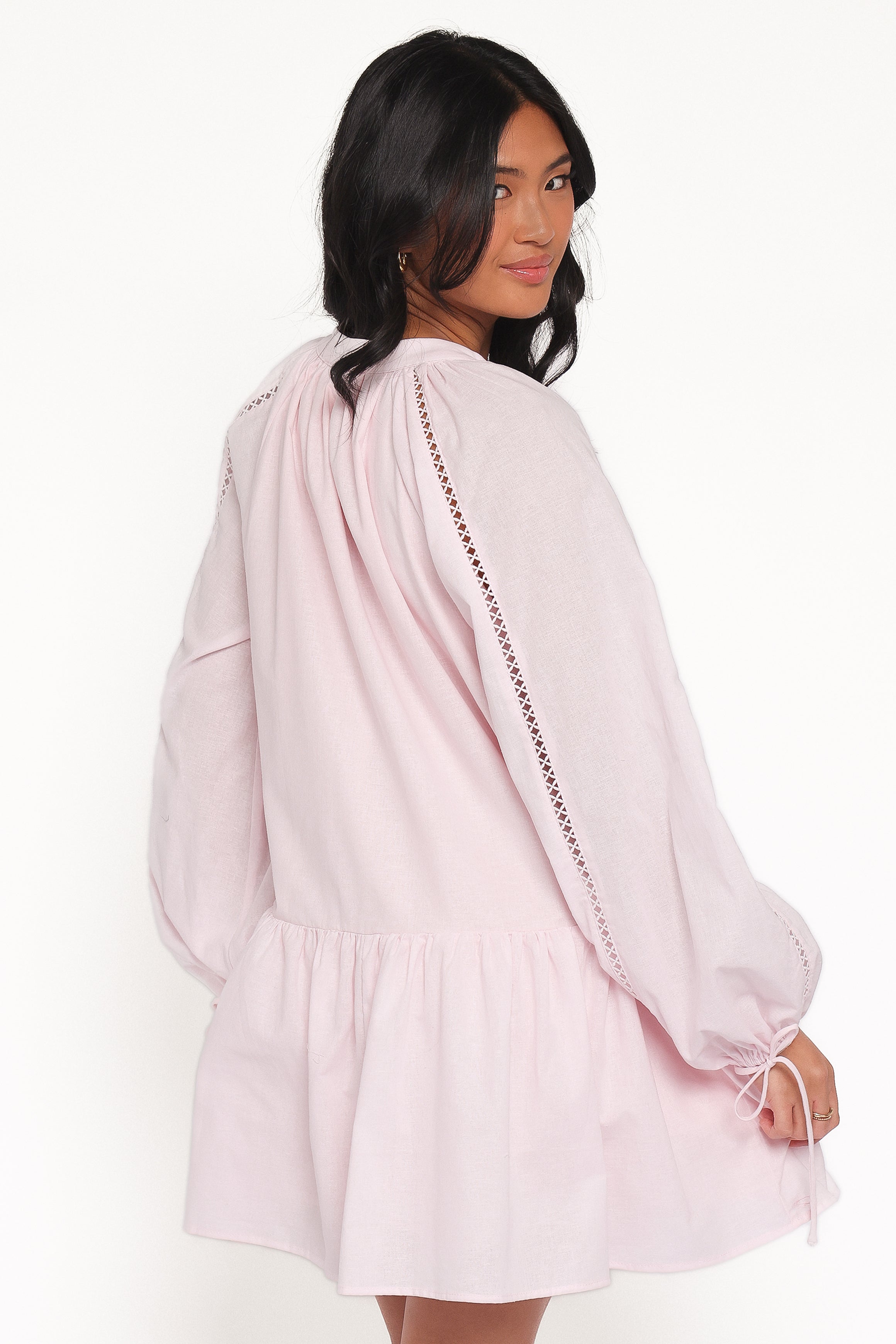 DRESSES Hart Long Sleeve Mini Dress - Pink