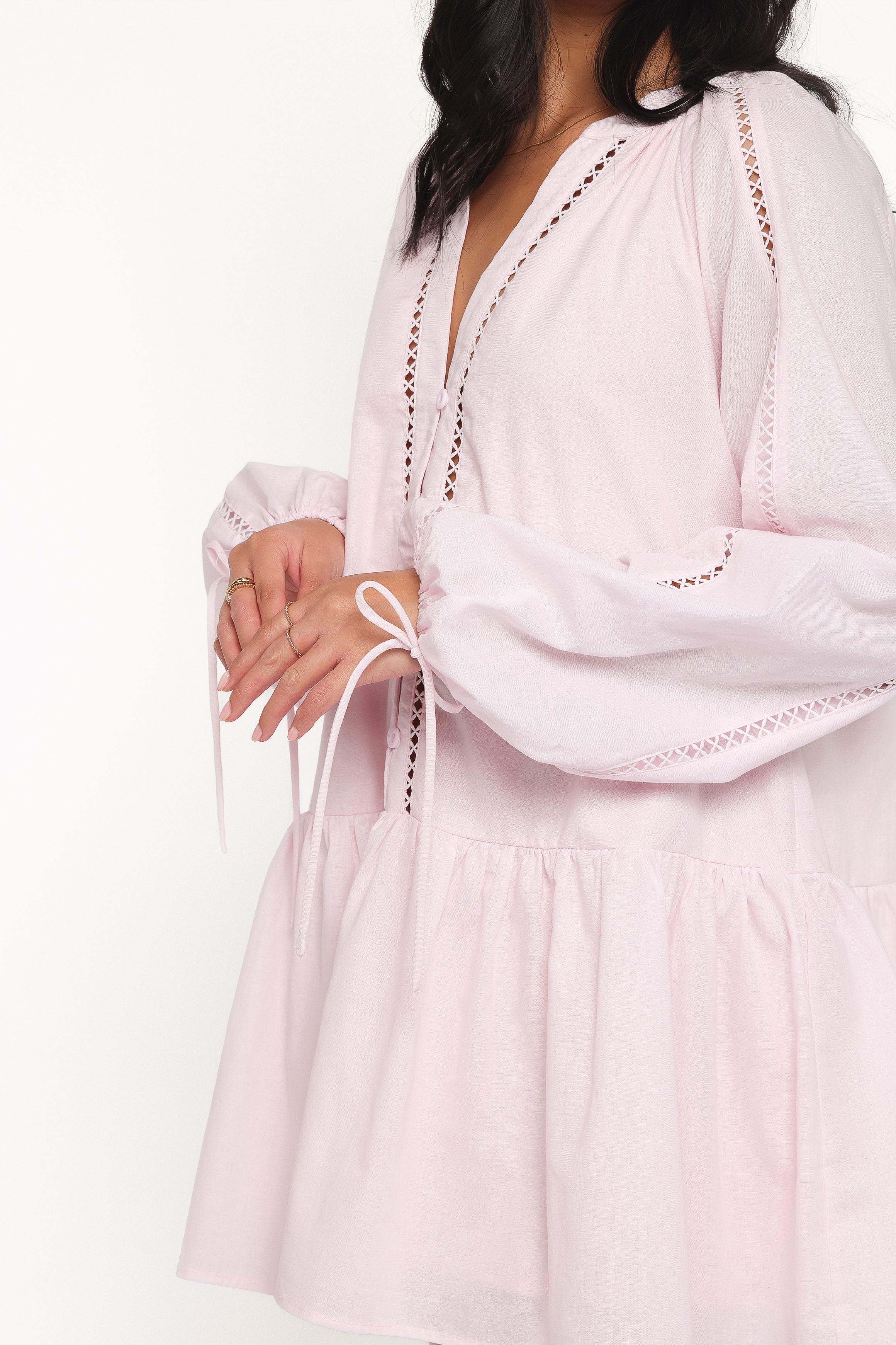DRESSES Hart Long Sleeve Mini Dress - Pink