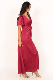 DRESSES @Hathaway Midi Dress - Berry