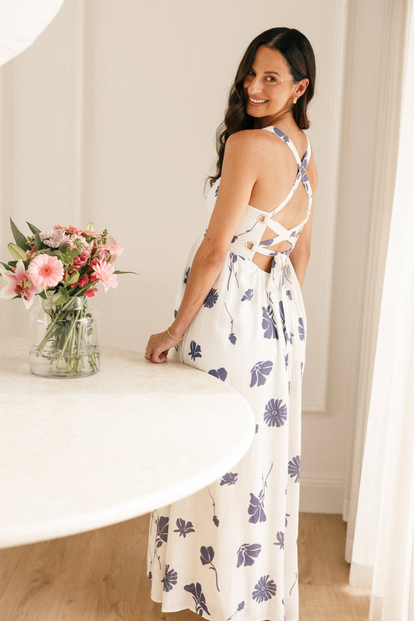 DRESSES Hazel Maxi Dress - Navy Floral