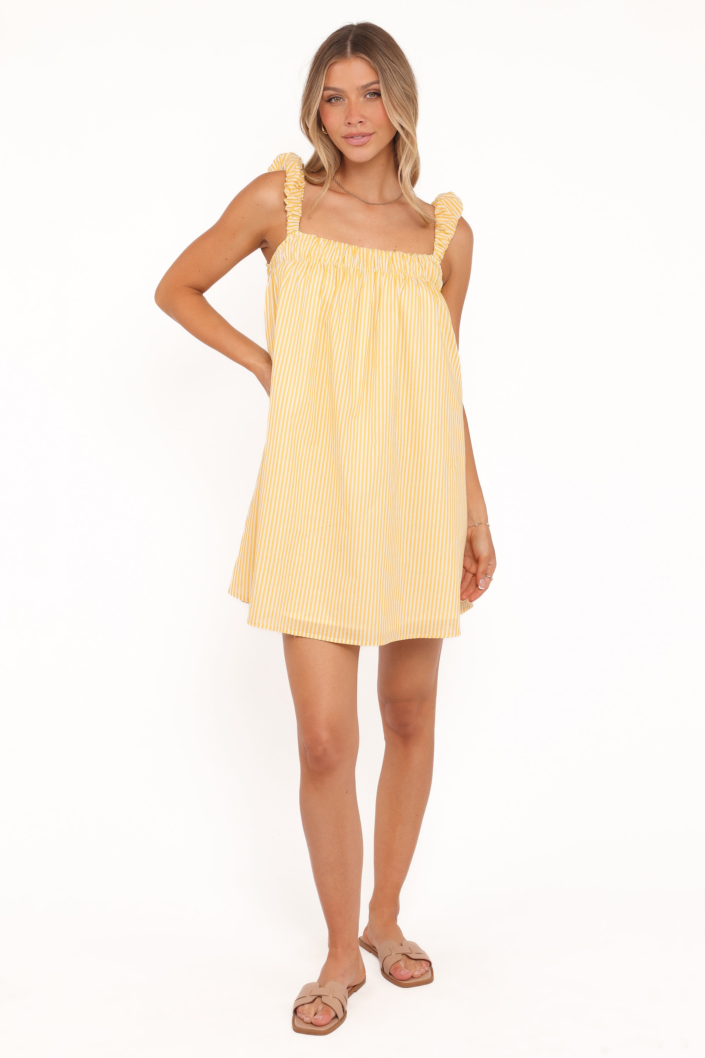 DRESSES Helia Mini Dress - Mango Stripe