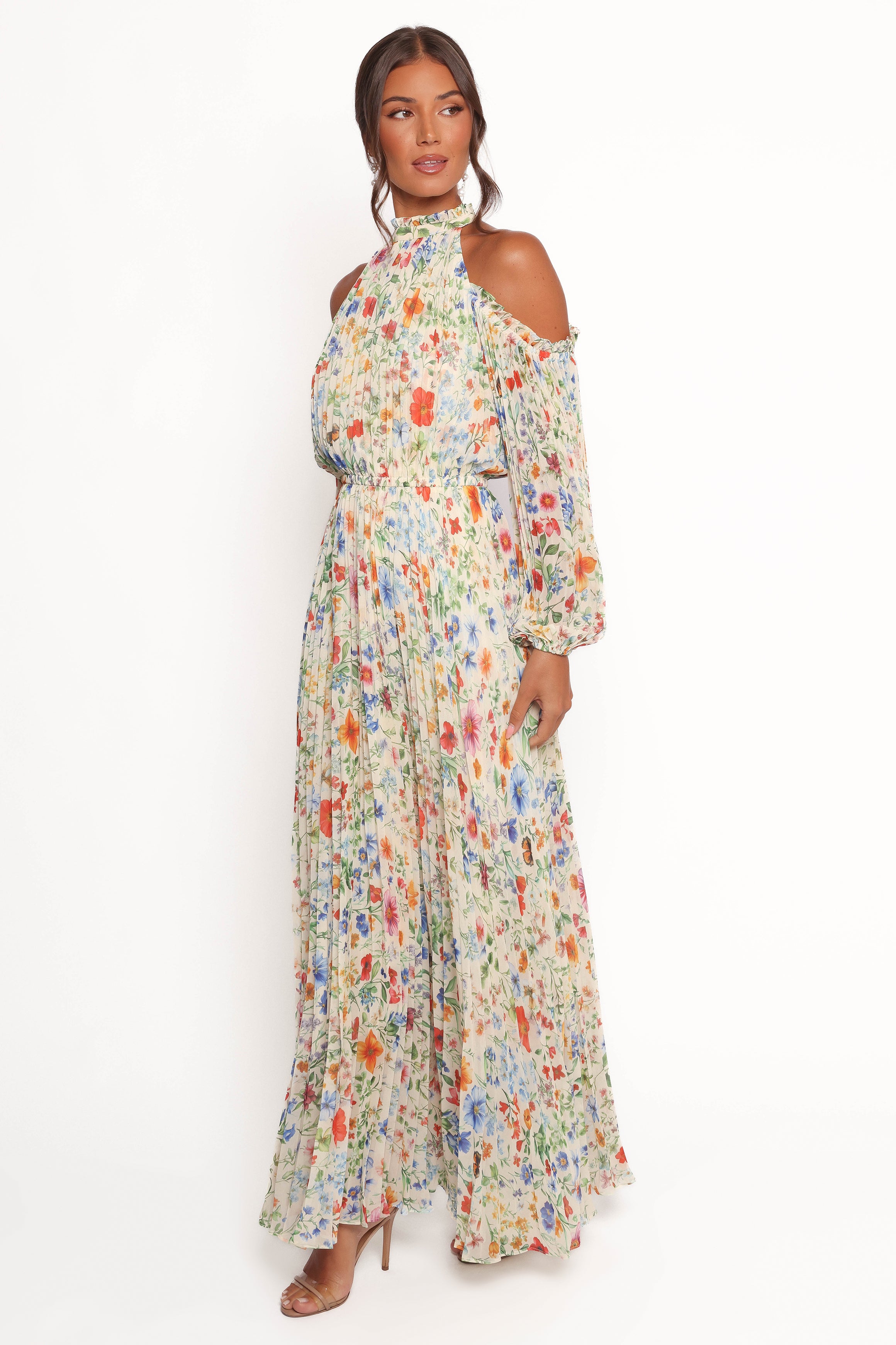 DRESSES Hilary Pleated Maxi Dress - Garden Floral