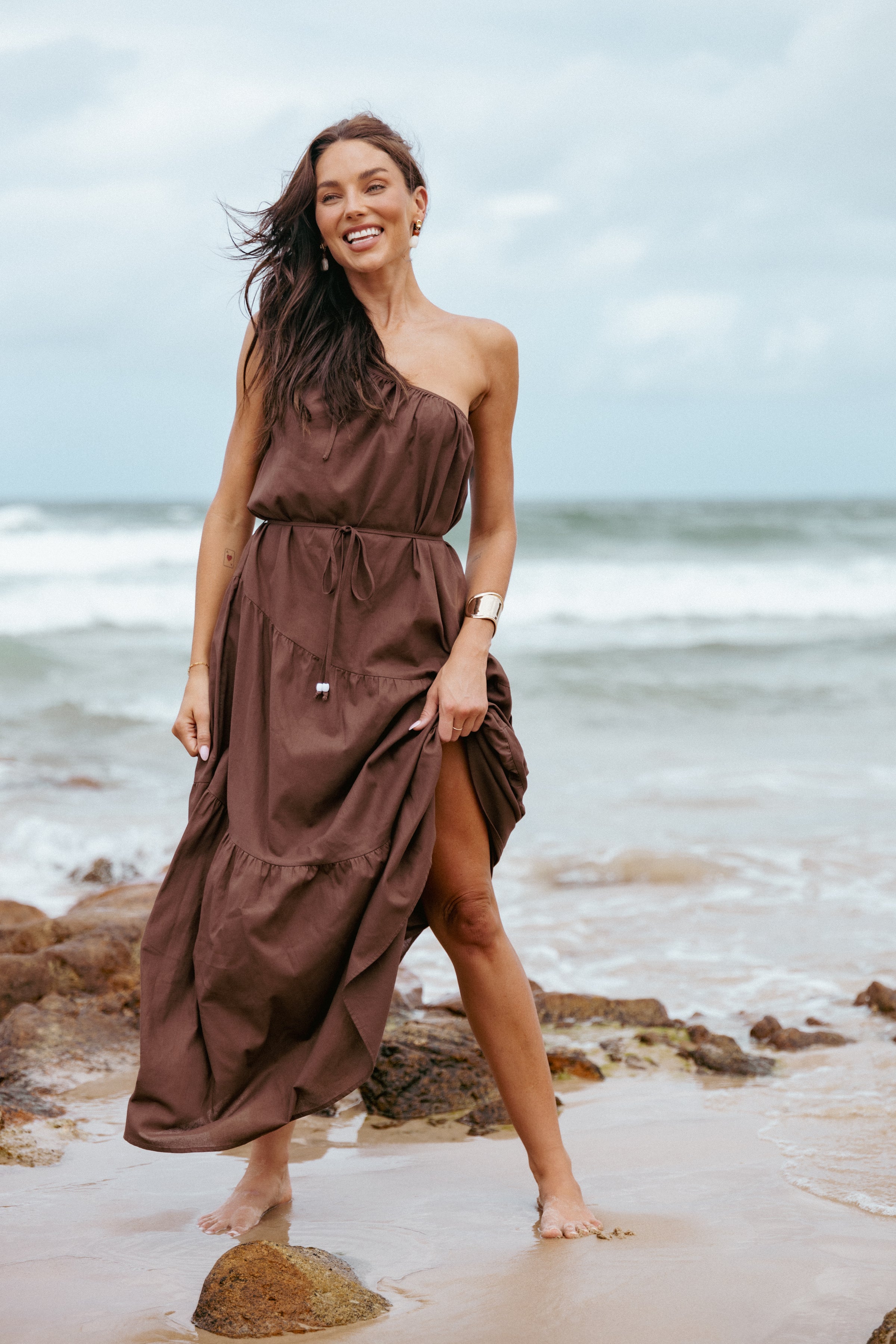 DRESSES Hilde Maxi Dress - Chocolate