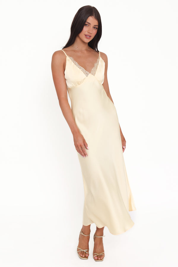 DRESSES Hobi Midi Dress - Butter Yellow