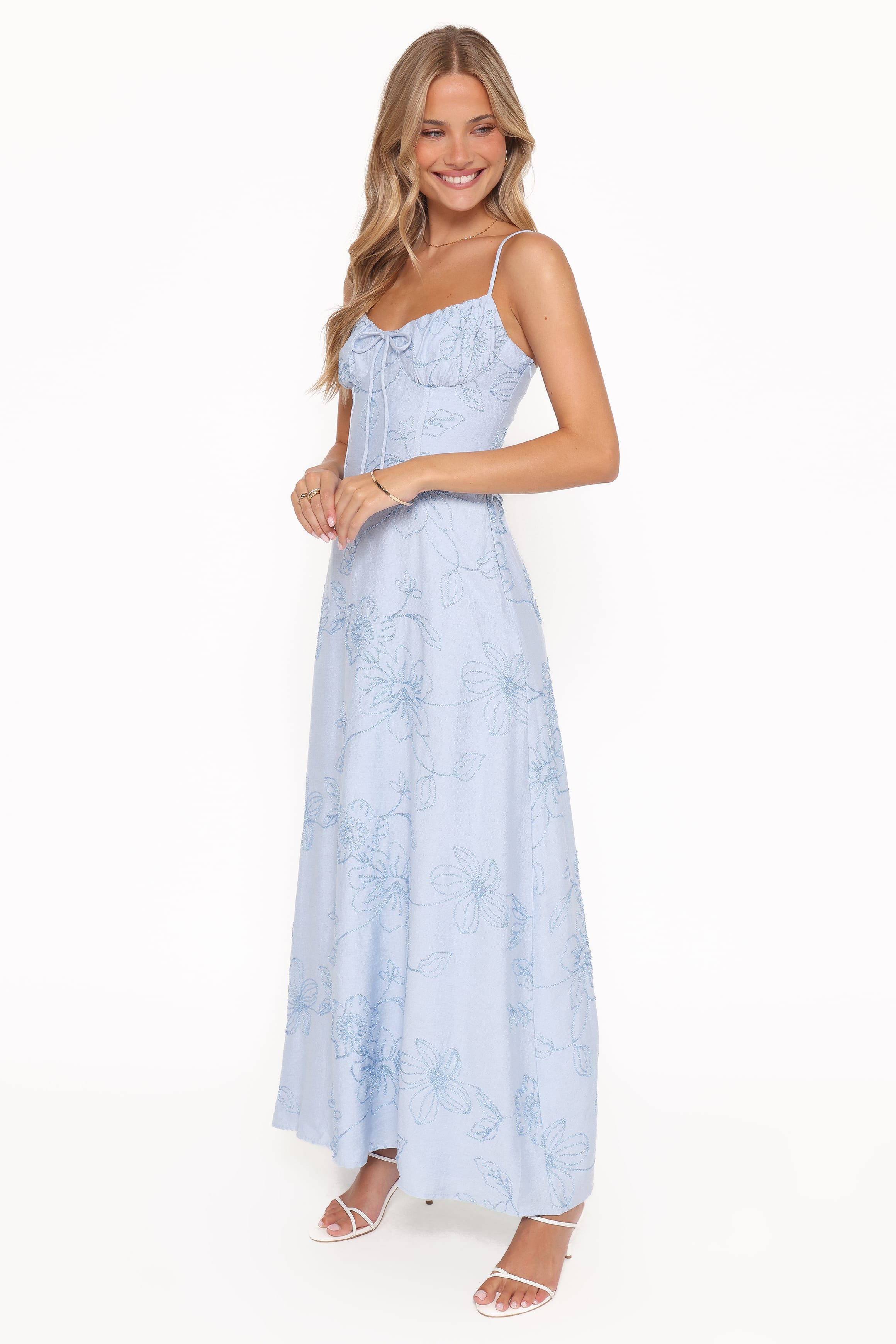DRESSES Houston Maxi Dress - Blue Floral