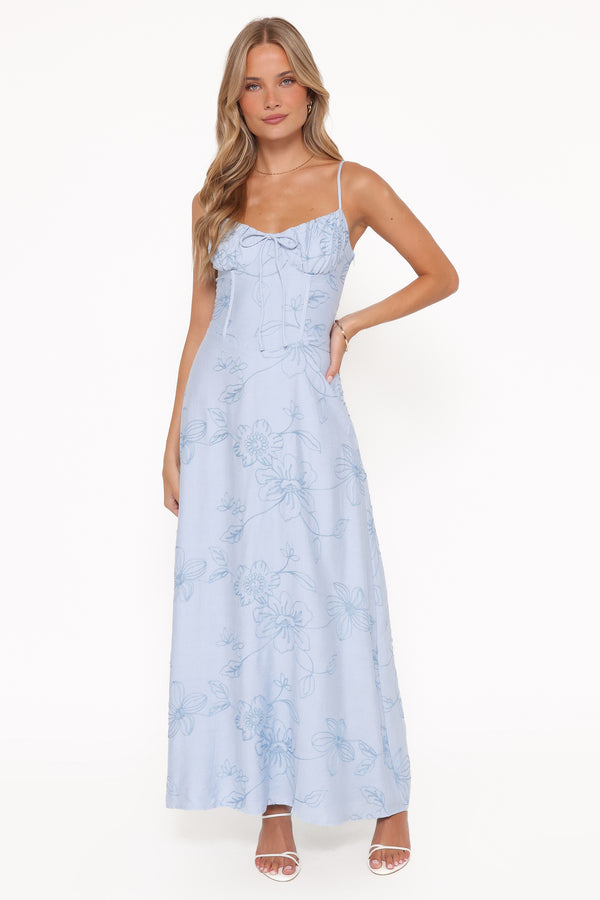 DRESSES Houston Maxi Dress - Blue Floral