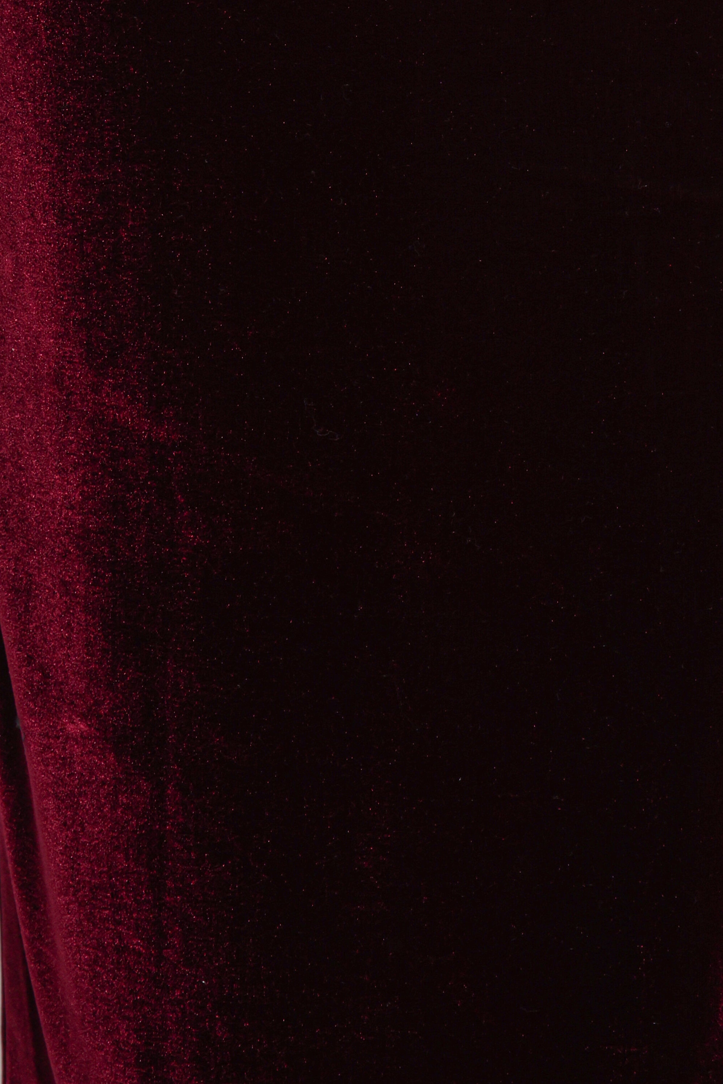 DRESSES Hyatt Velvet Dress - Burgundy