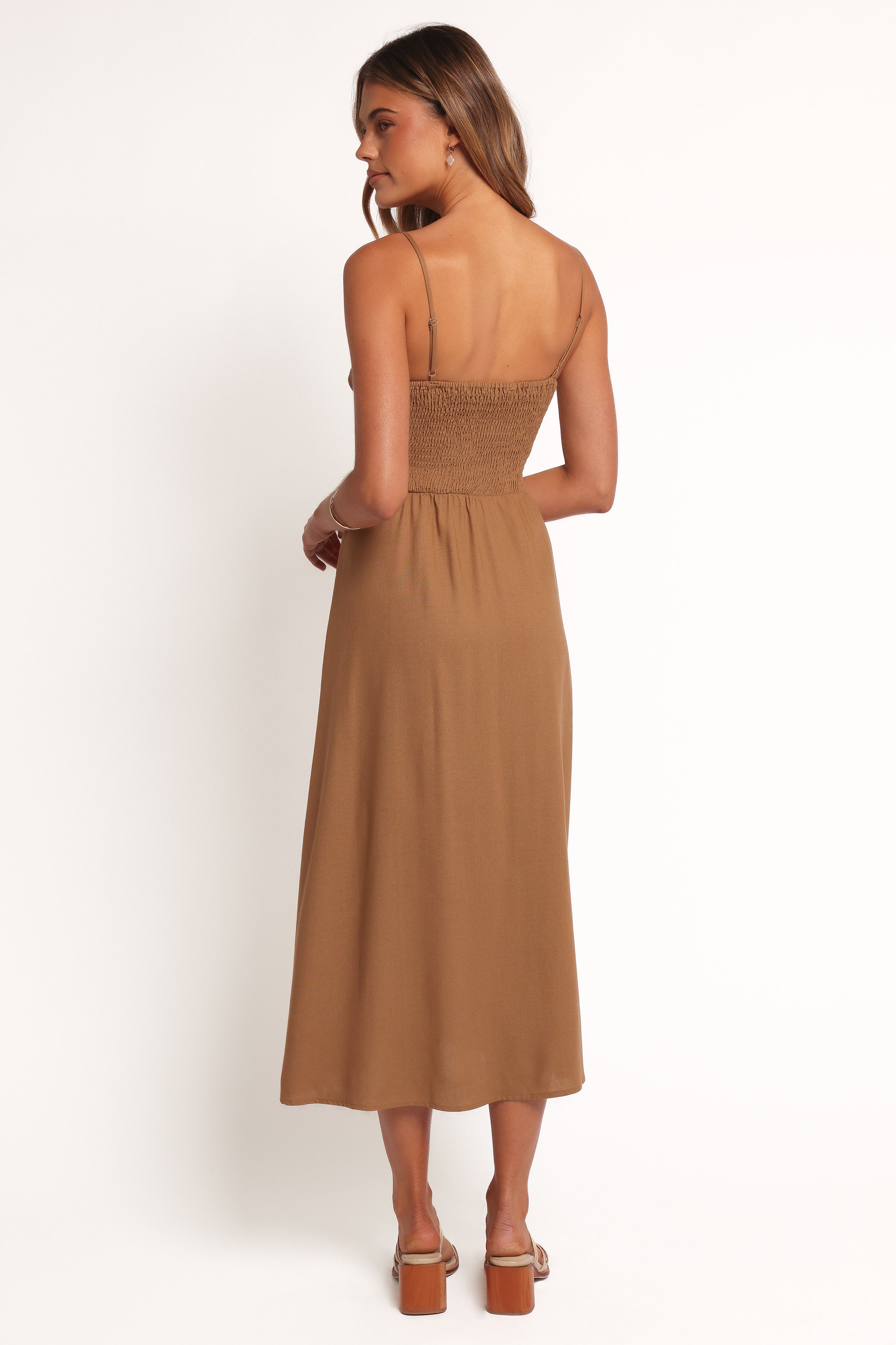 DRESSES Ida Midi Dress - Golden Palm