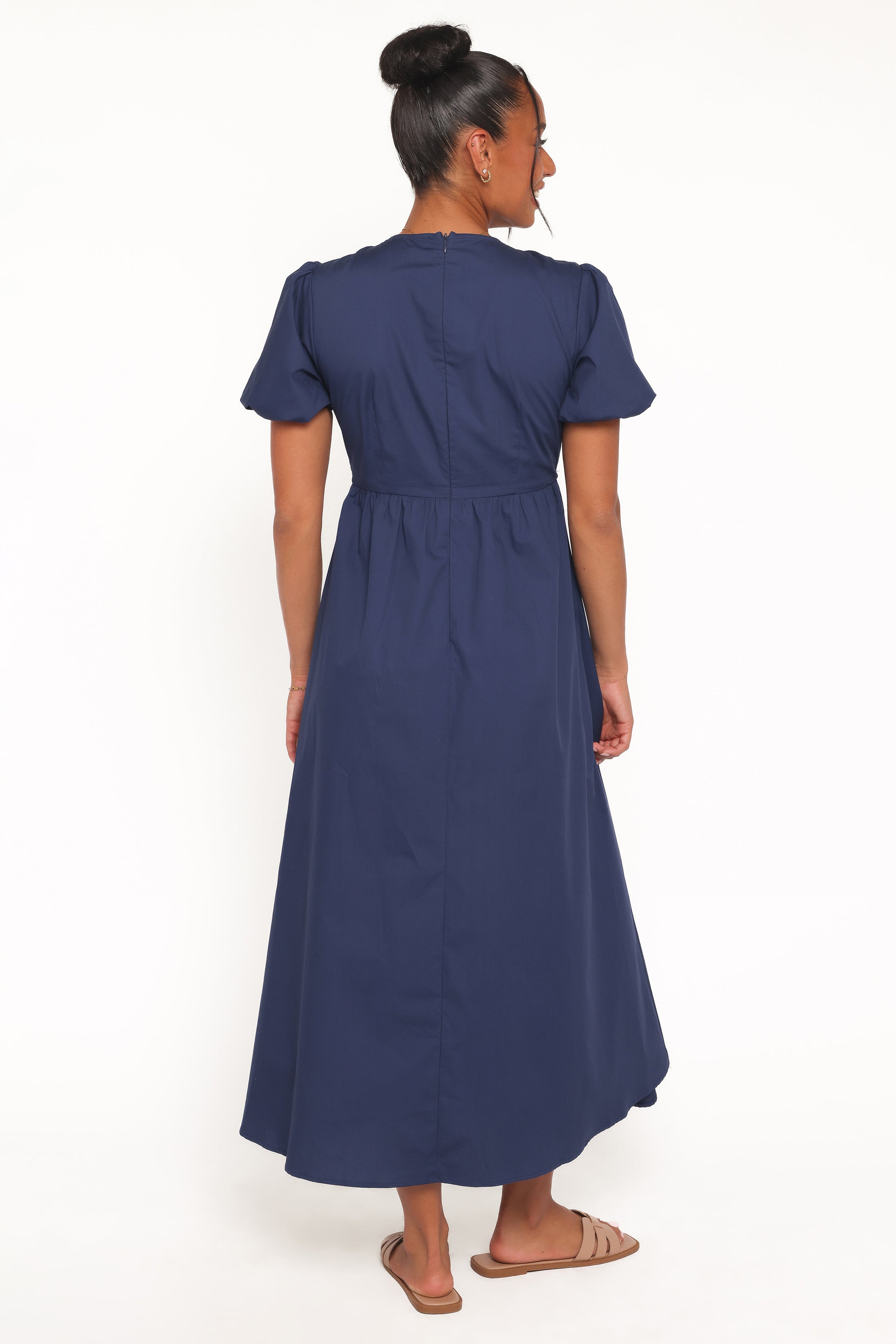 DRESSES Ilyana Short Sleeve Maxi Dress - Navy