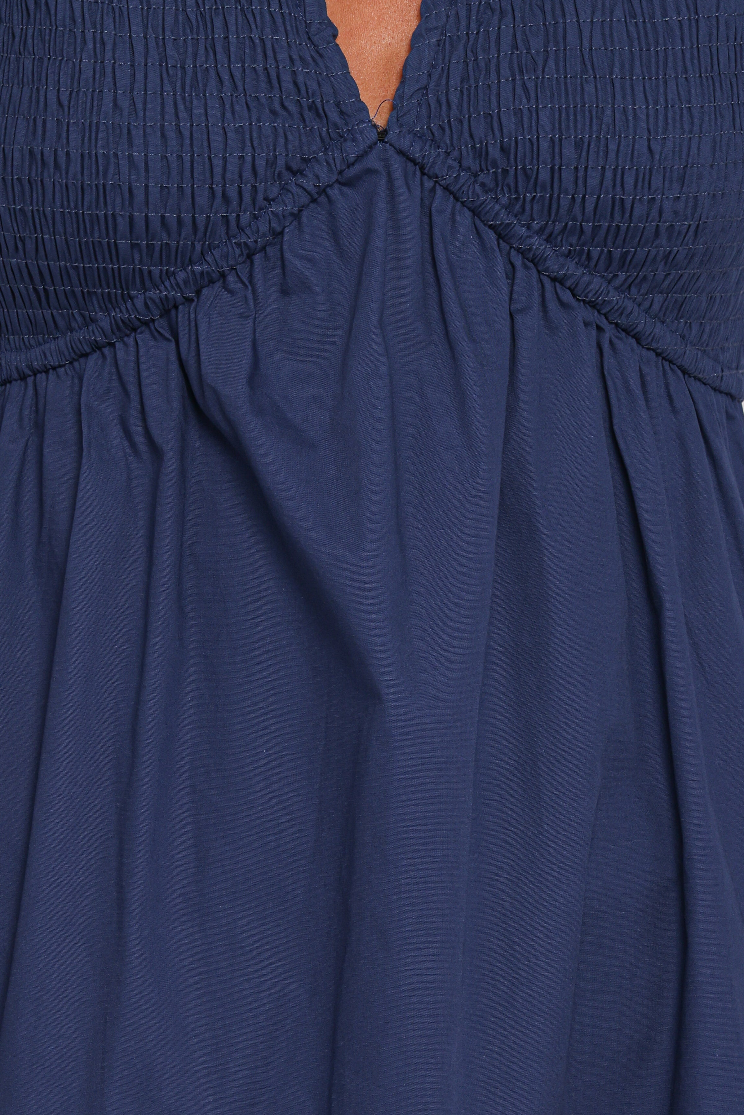 DRESSES Ilyana Short Sleeve Maxi Dress - Navy