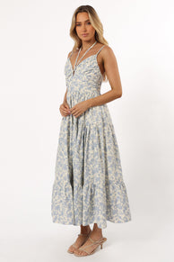 DRESSES @Indy Midi Dress - Blue