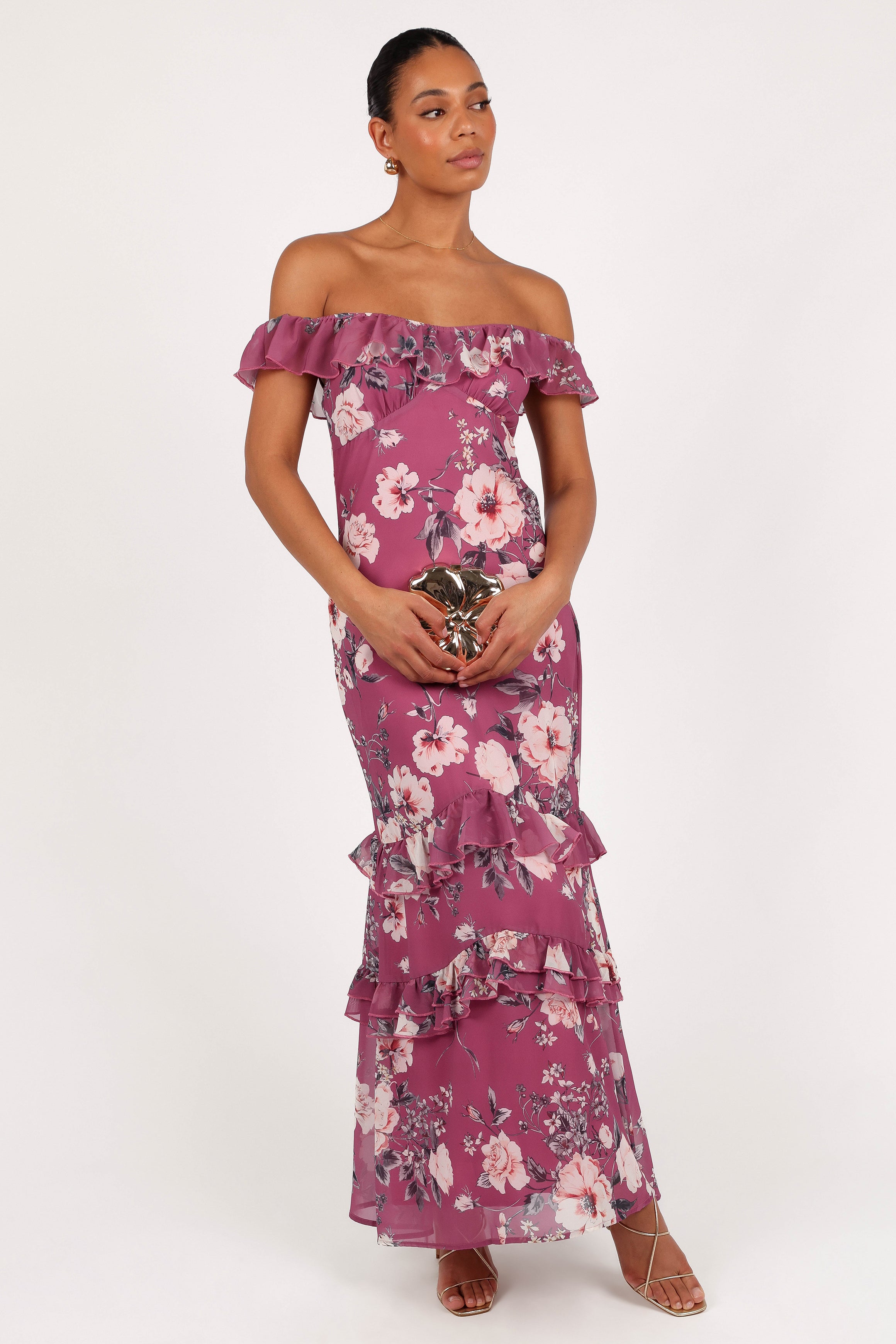 DRESSES Irelynn Maxi Dress - Dark Rose Floral