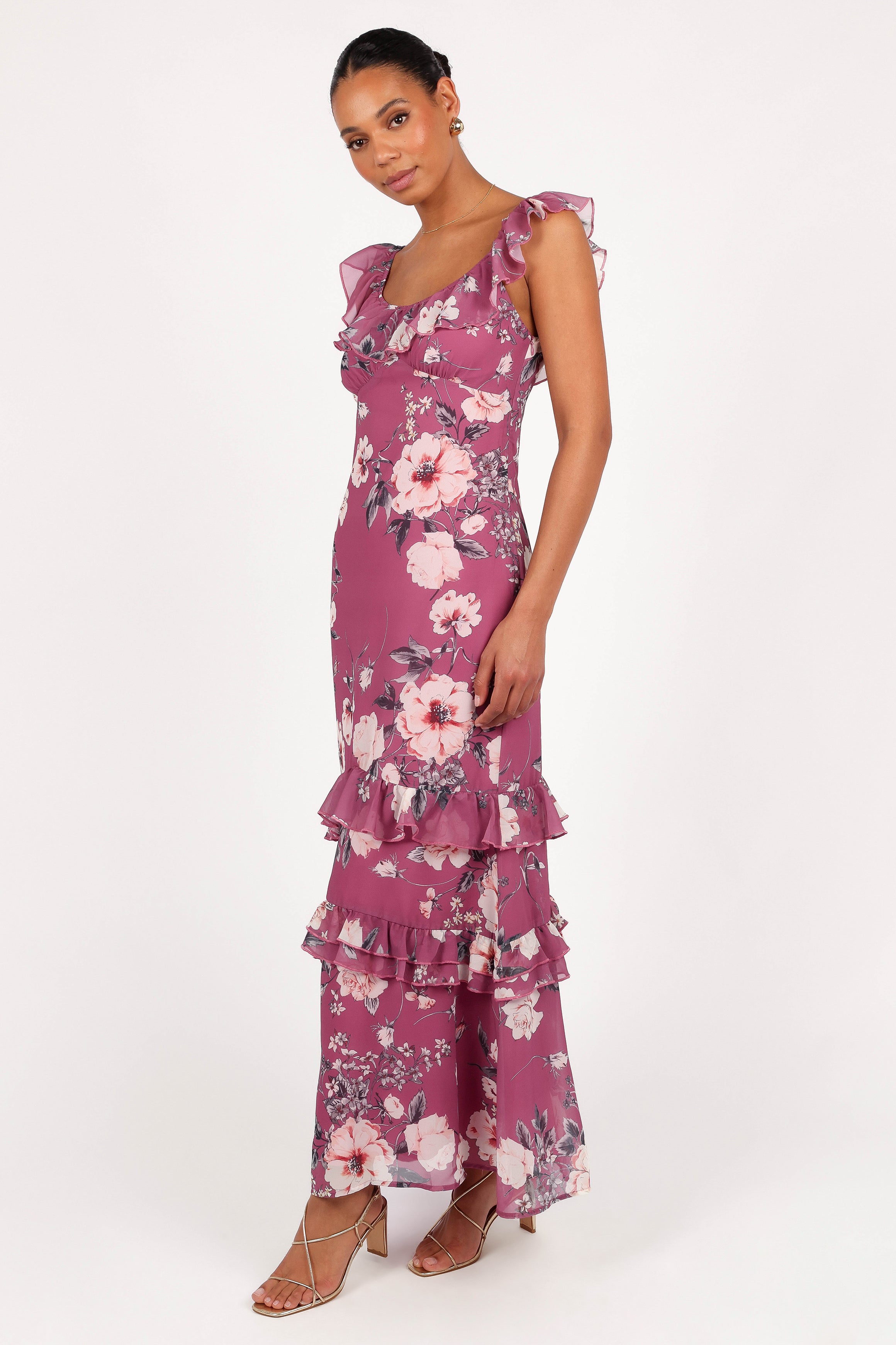 DRESSES Irelynn Maxi Dress - Dark Rose Floral