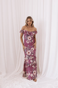 DRESSES Irelynn Maxi Dress - Dark Rose Floral
