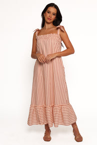 DRESSES Irina Maxi Dress - Pink Stripe