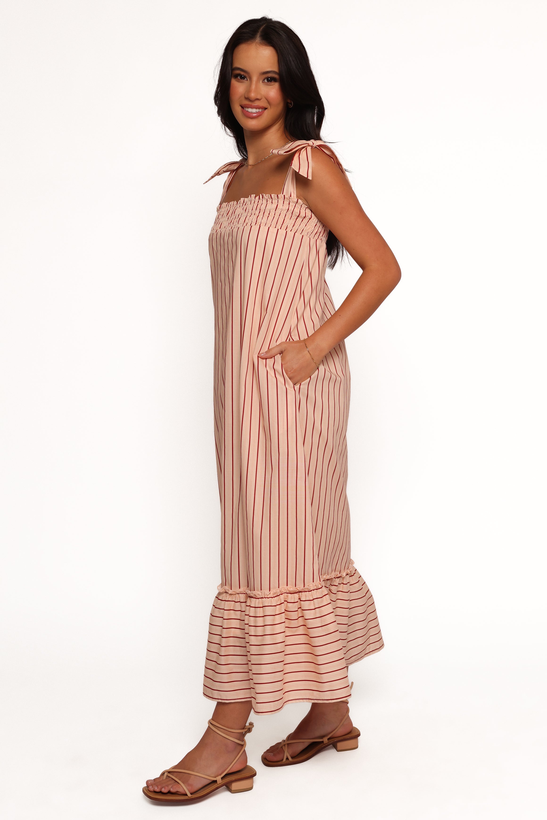 DRESSES Irina Maxi Dress - Pink Stripe