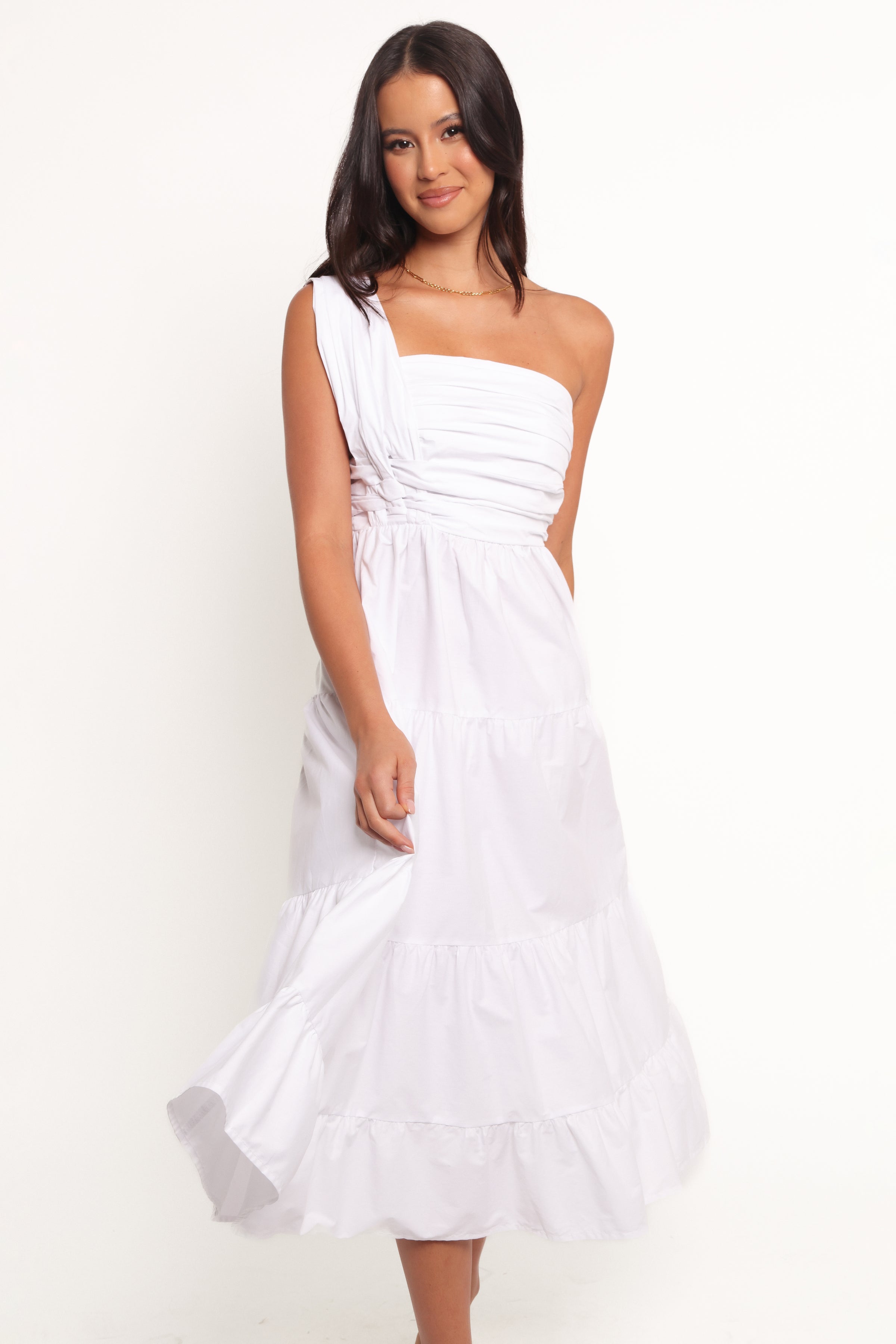 DRESSES Isabela Midi Dress - White