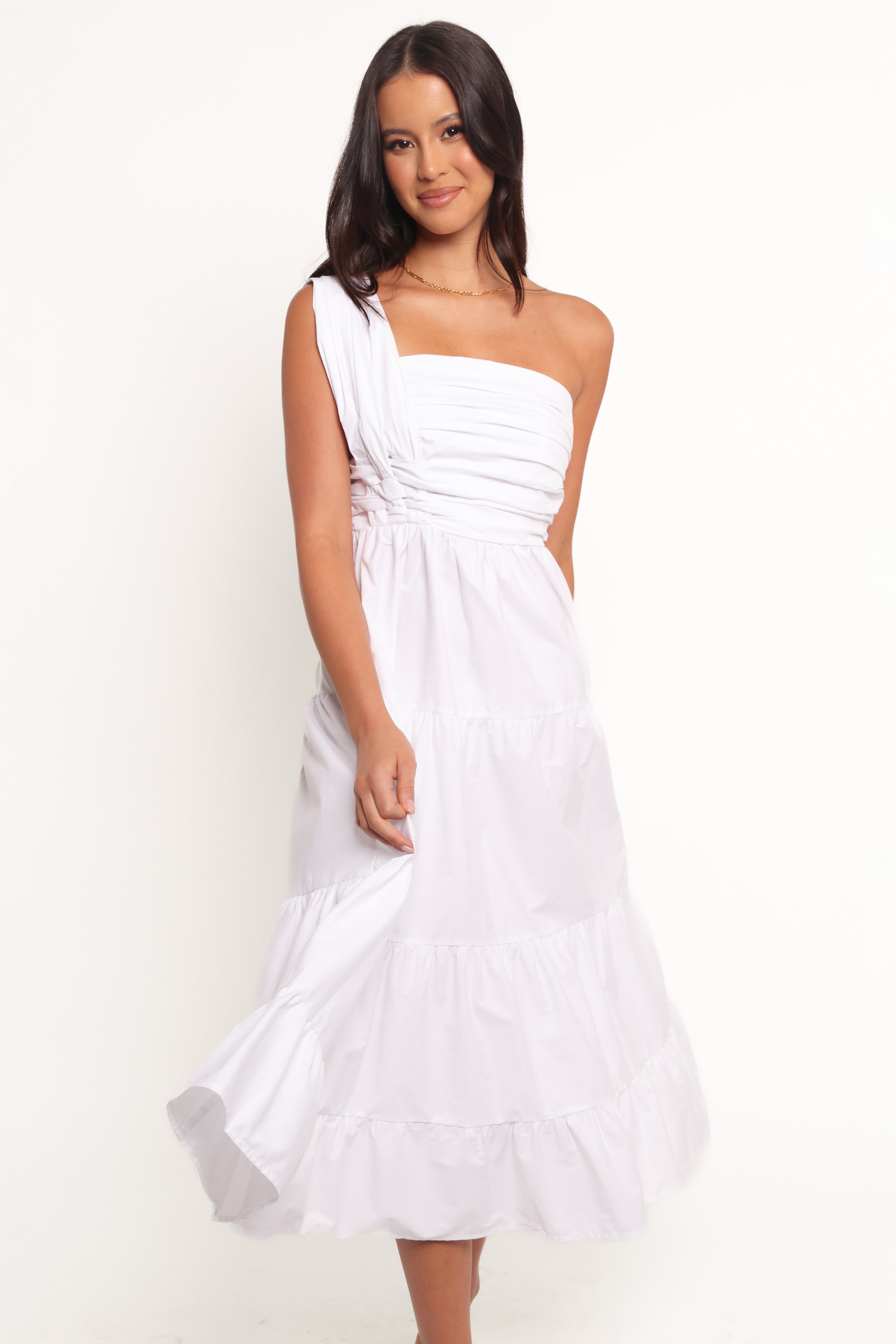 DRESSES Isabela Midi Dress - White