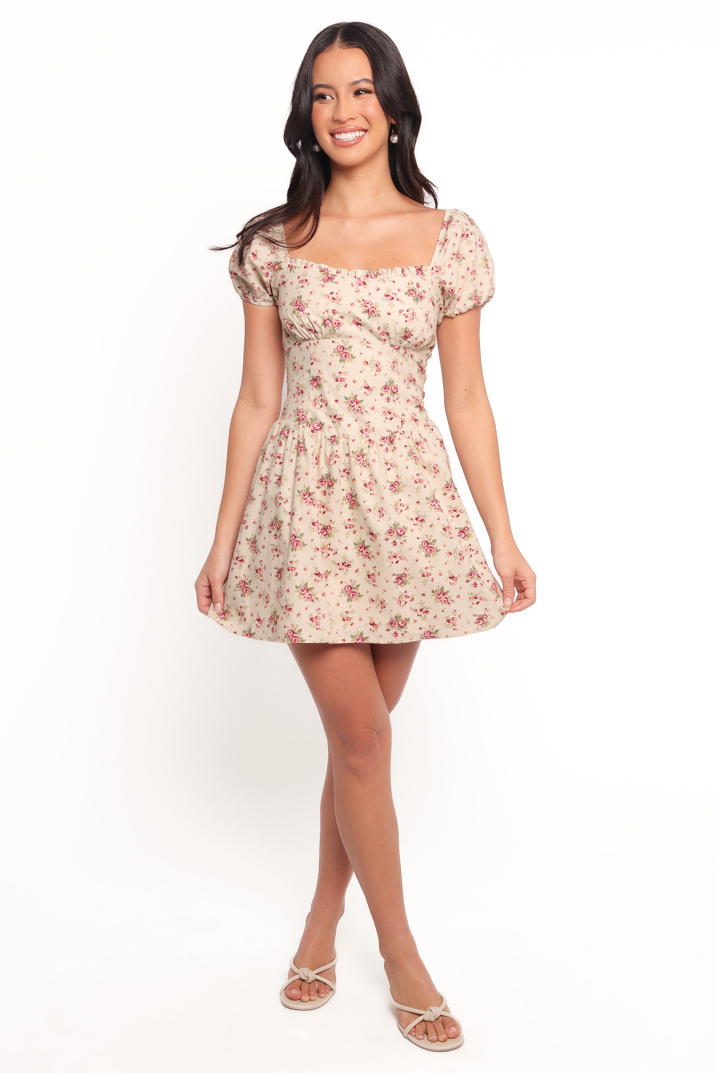 DRESSES Isobelle Mini Dress - Red Floral
