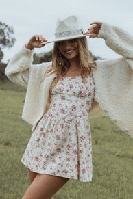 DRESSES Isobelle Mini Dress - Red Floral