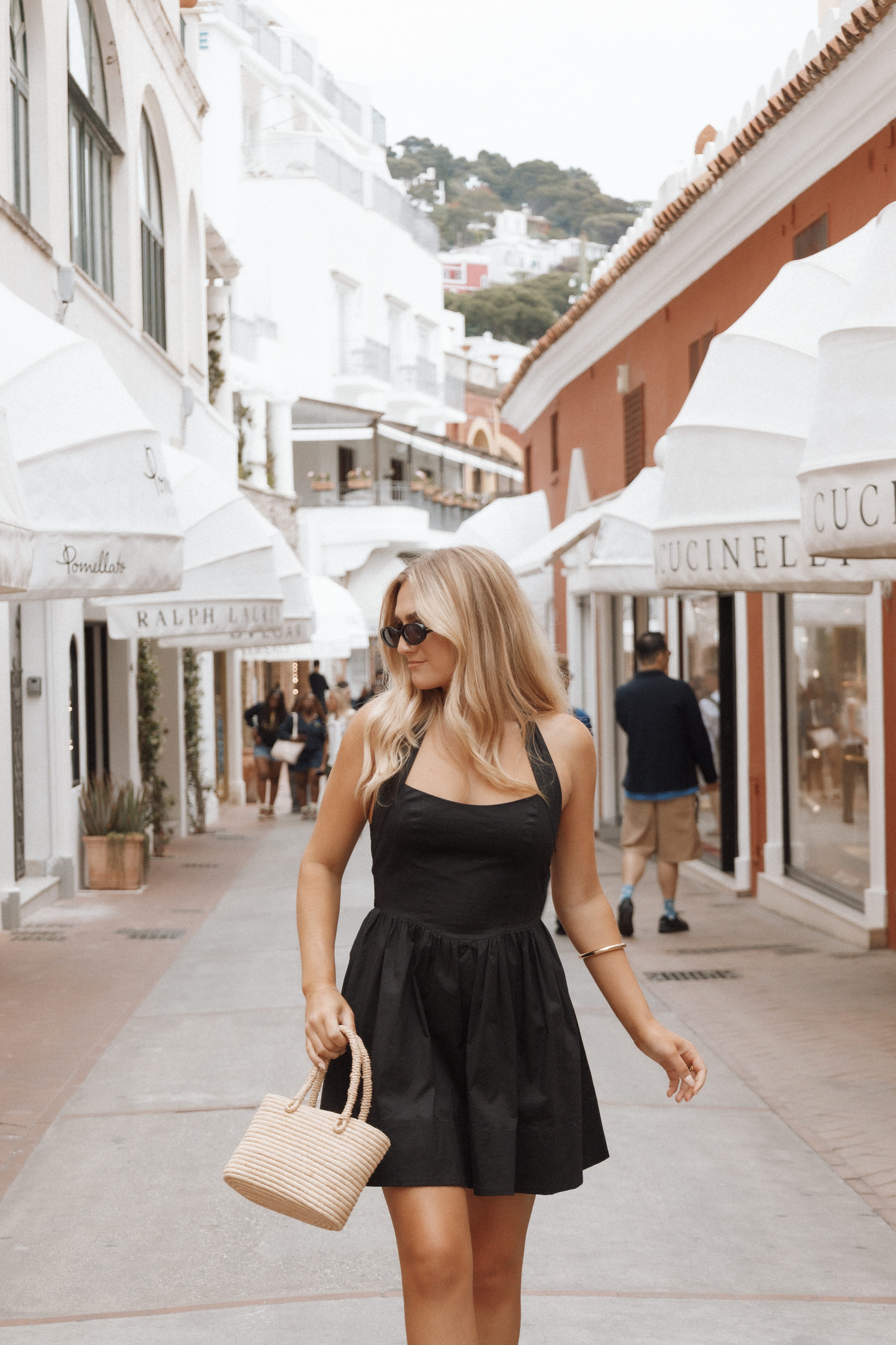 Jacinda Mini Dress - Black | Petal & Pup