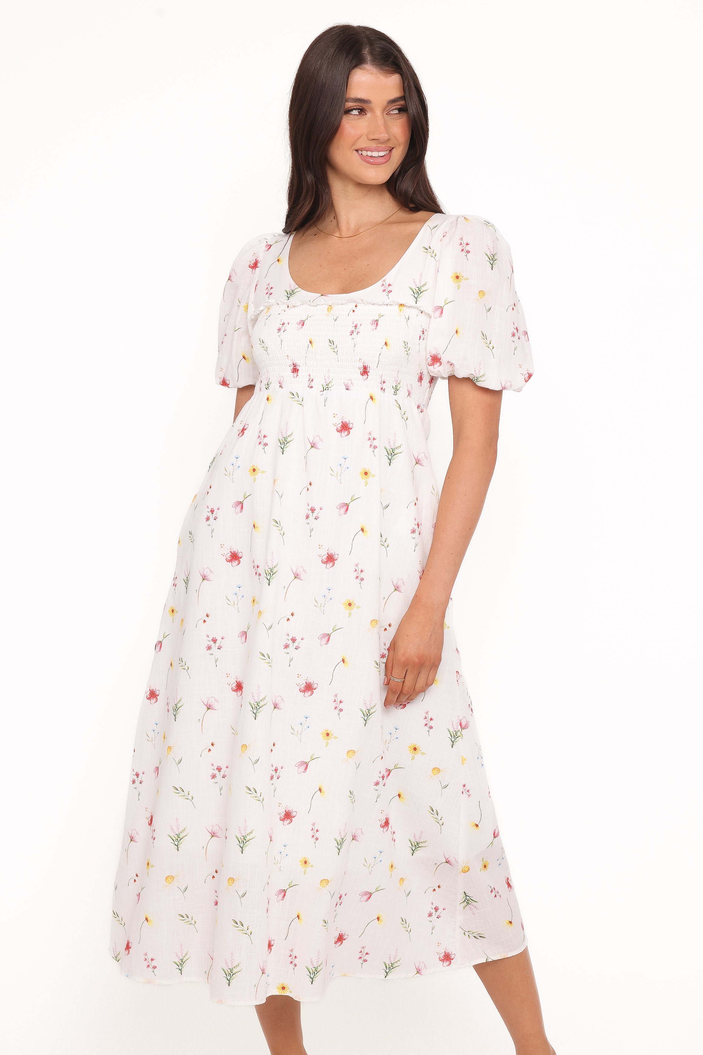 DRESSES Jackie Midi Dress - Painted Ditsy