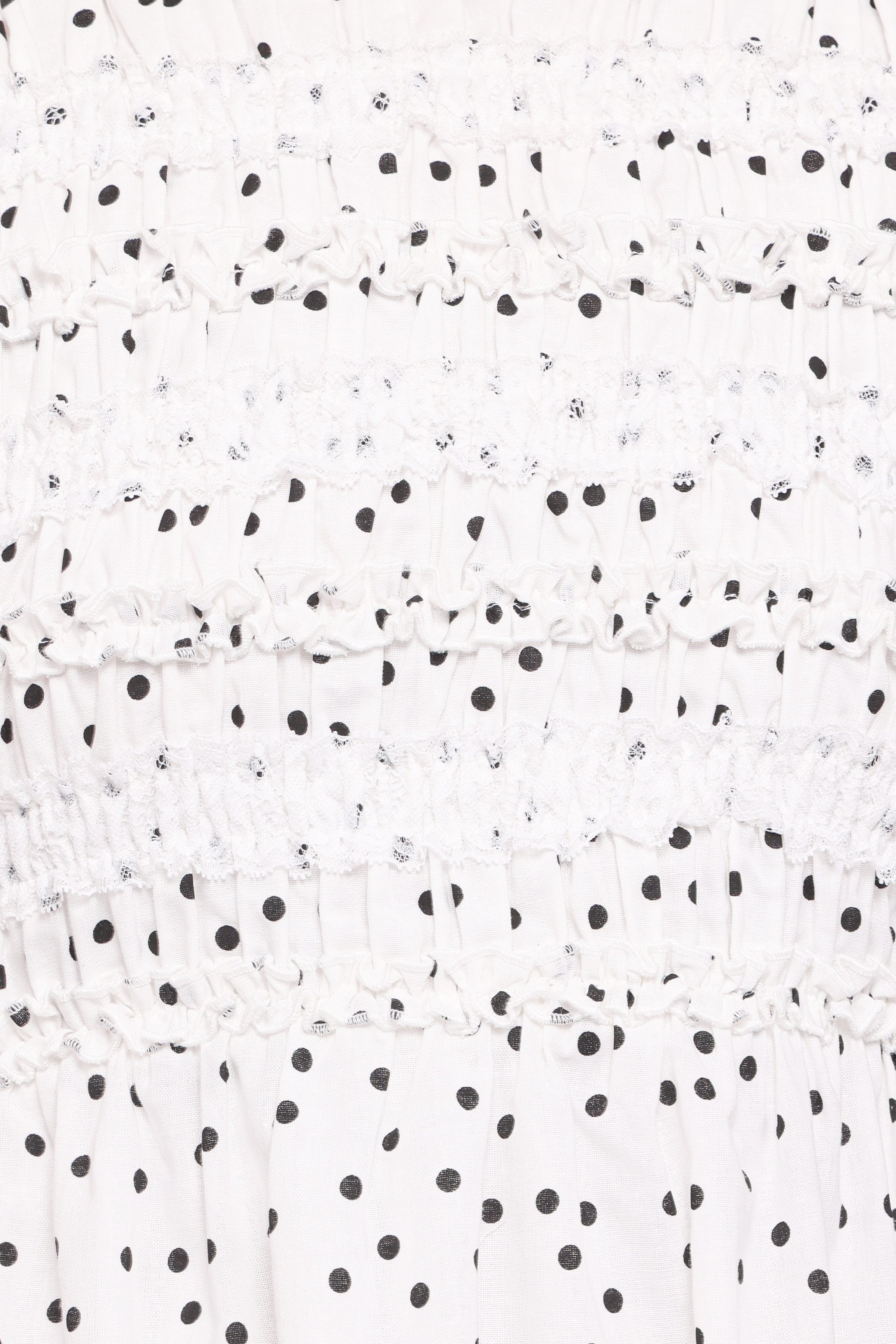 DRESSES Jaclyn Mini Dress - White Polka Dot