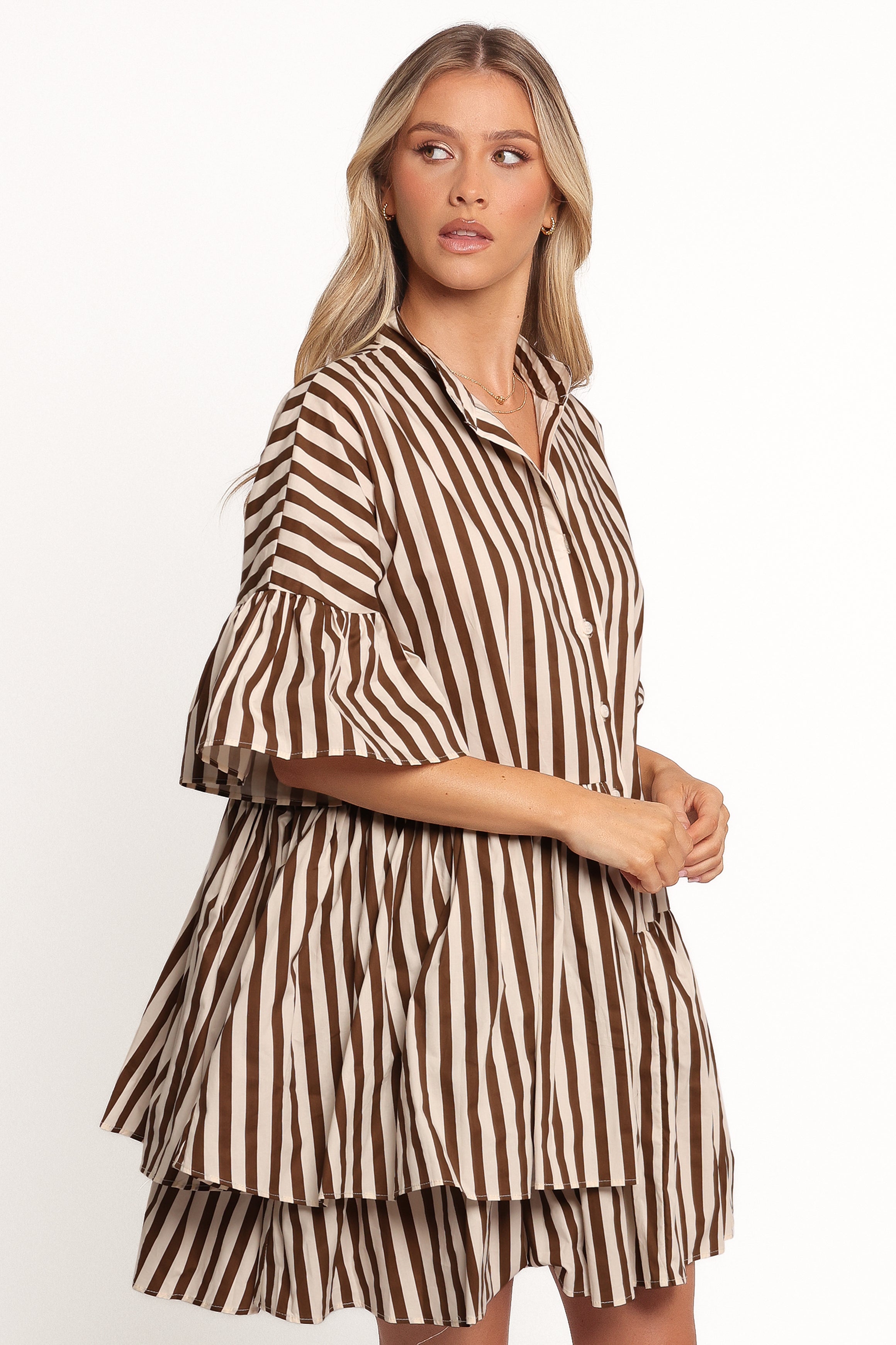 DRESSES Jacqueline Mini Dress - Chocolate