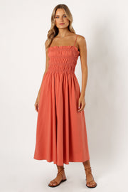 DRESSES @Jaden Maxi Dress - Apricot