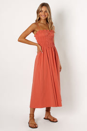 DRESSES @Jaden Maxi Dress - Apricot