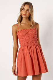 DRESSES @Jaden Mini Dress - Apricot