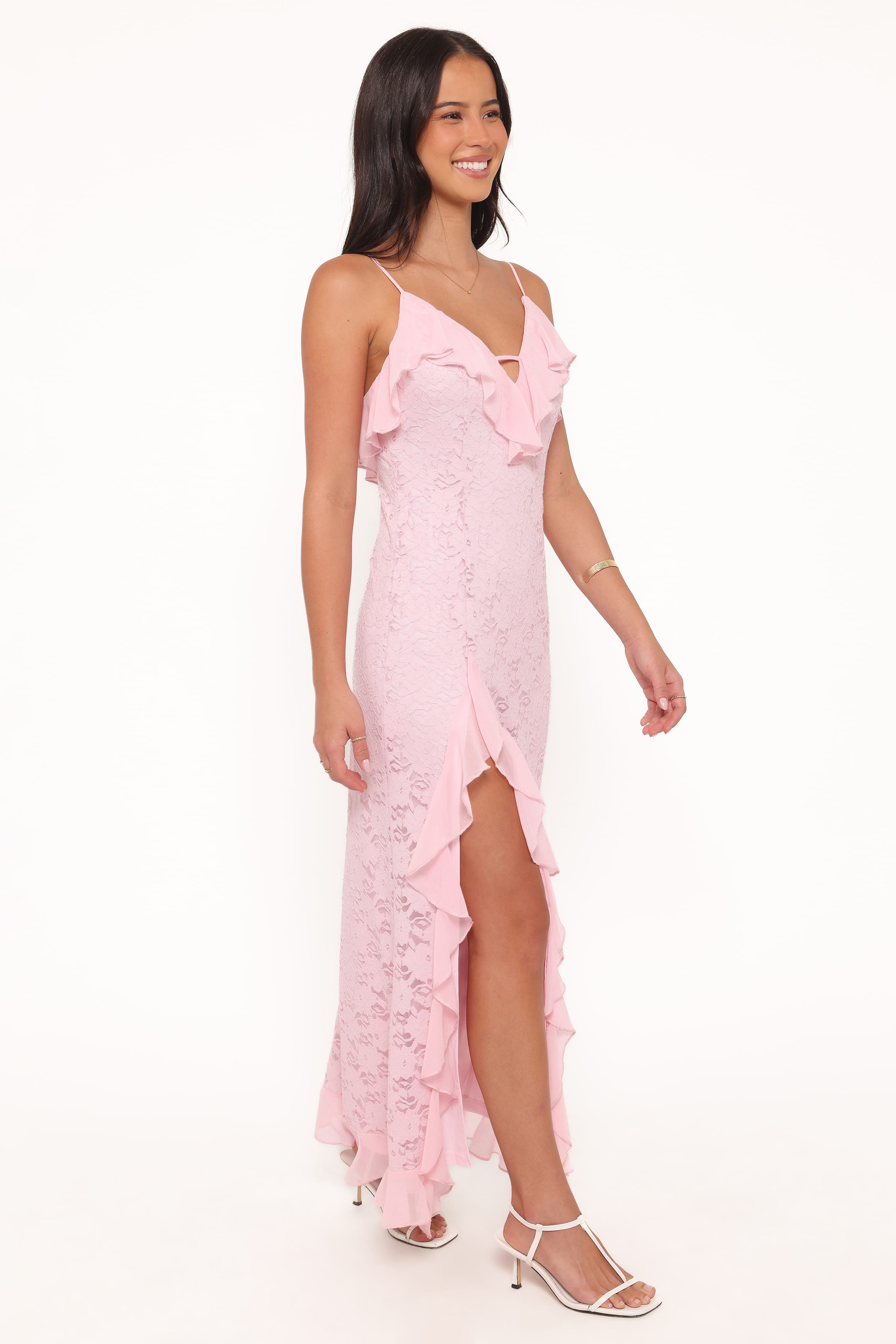 DRESSES Jamielee Lace Maxi Dress - Pink