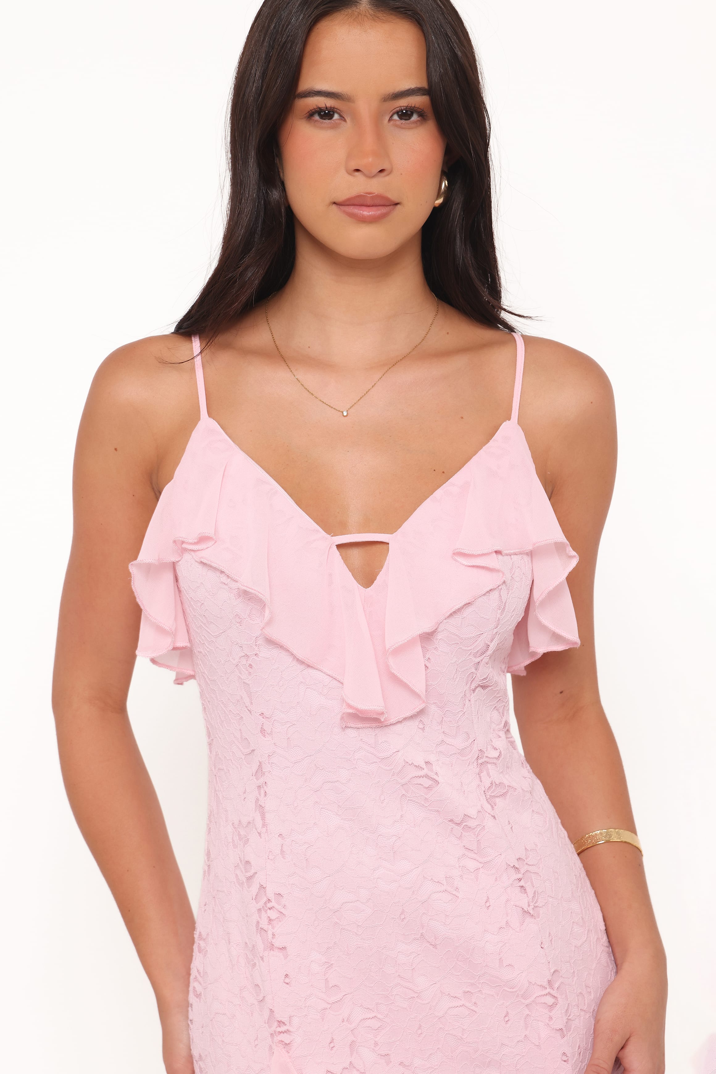 DRESSES Jamielee Lace Maxi Dress - Pink