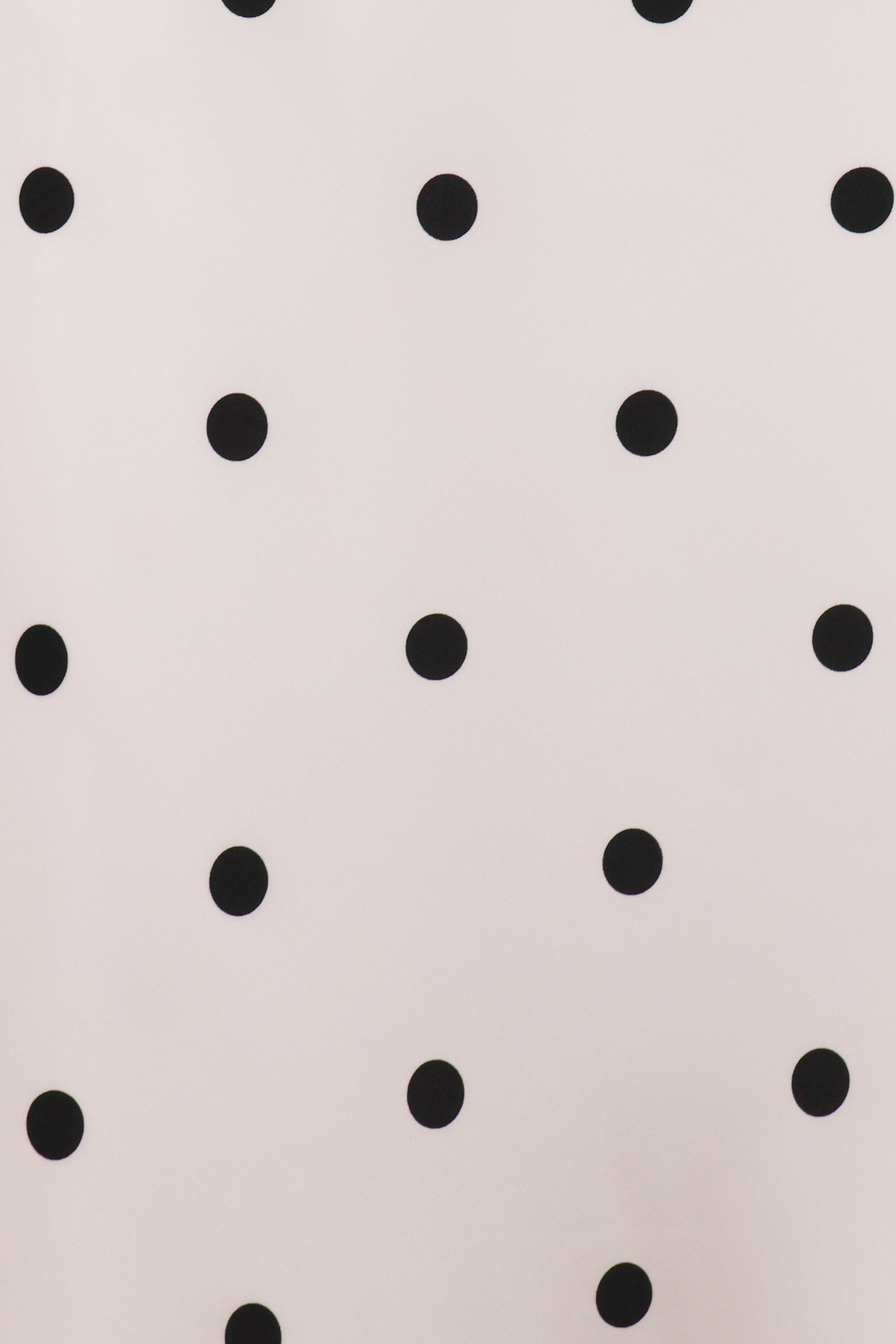 DRESSES Jamila Midi Dress - White Polka Dot
