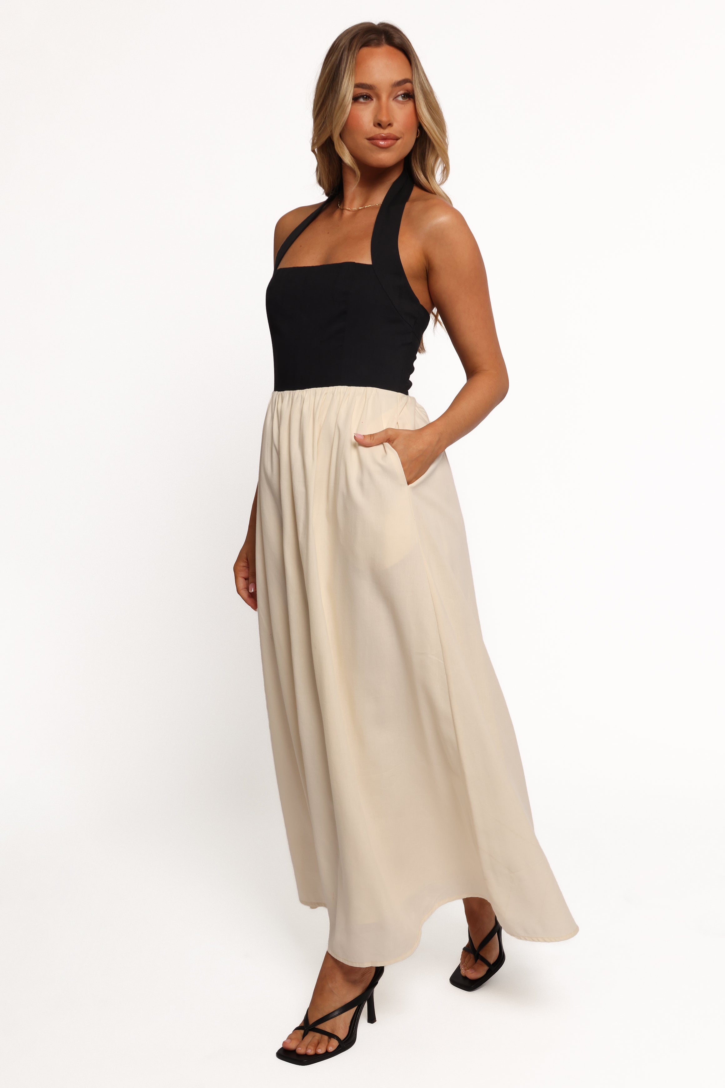 DRESSES Jayden Maxi Dress - Black Cream