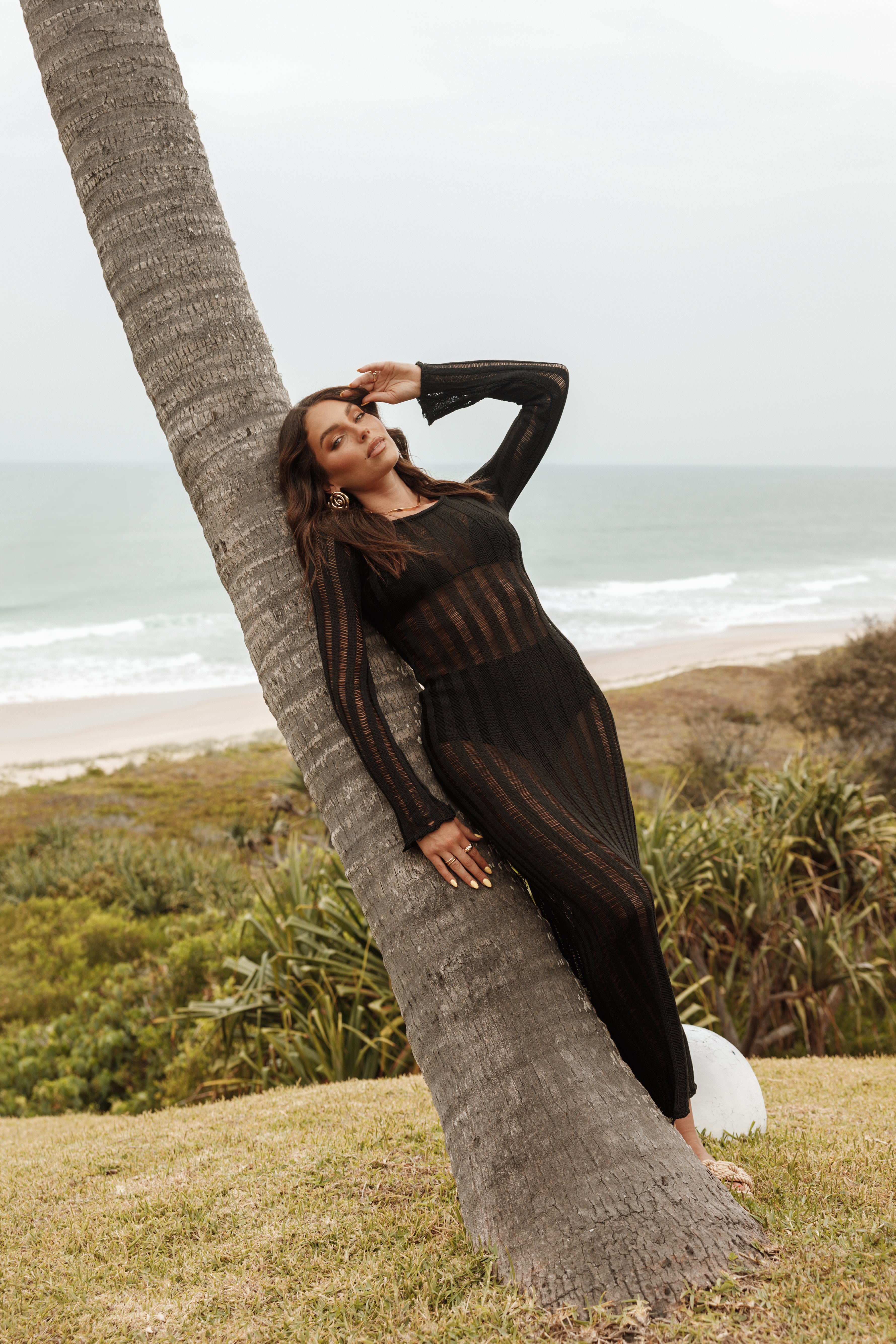 DRESSES Jaye Long Sleeve Maxi Dress - Black