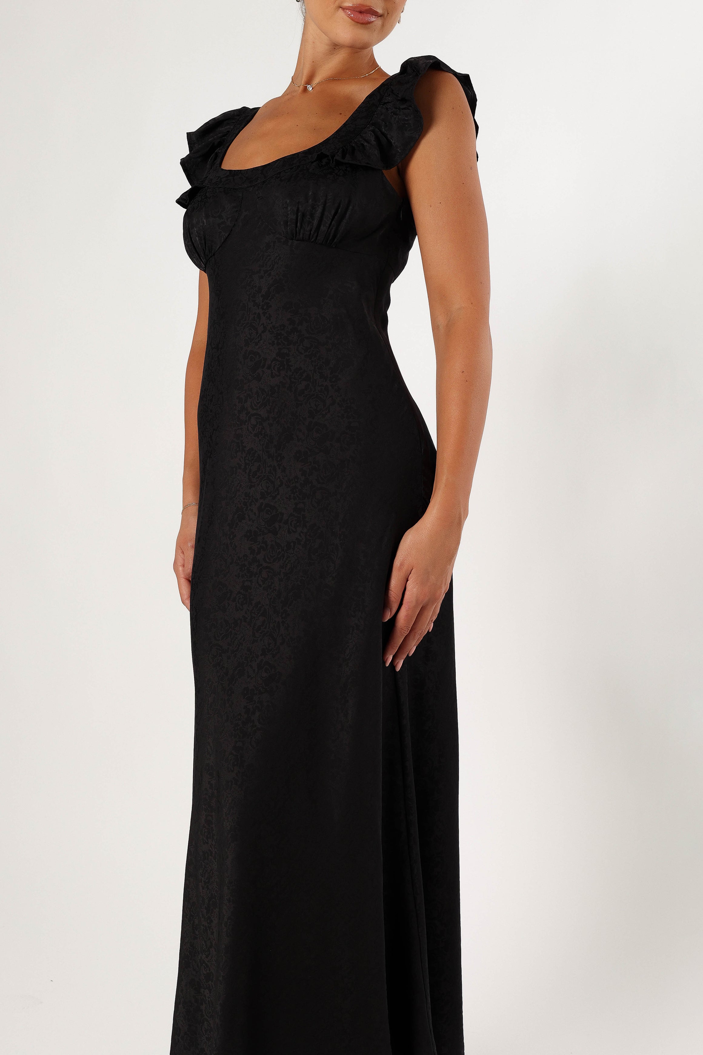 DRESSES @Jayla Midi Dress - Black