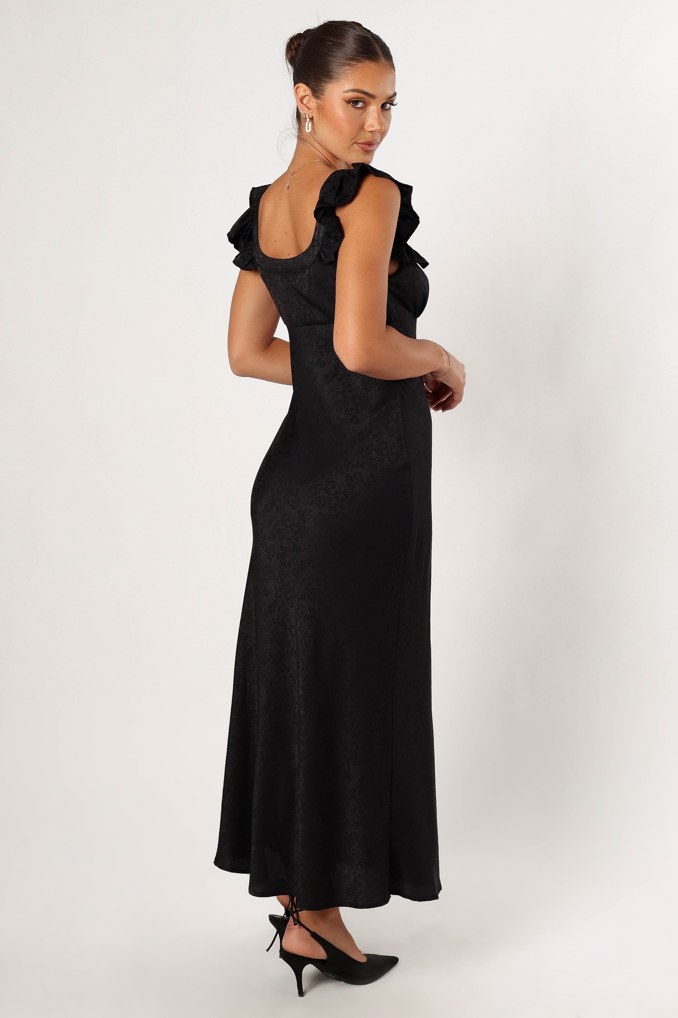 DRESSES @Jayla Midi Dress - Black
