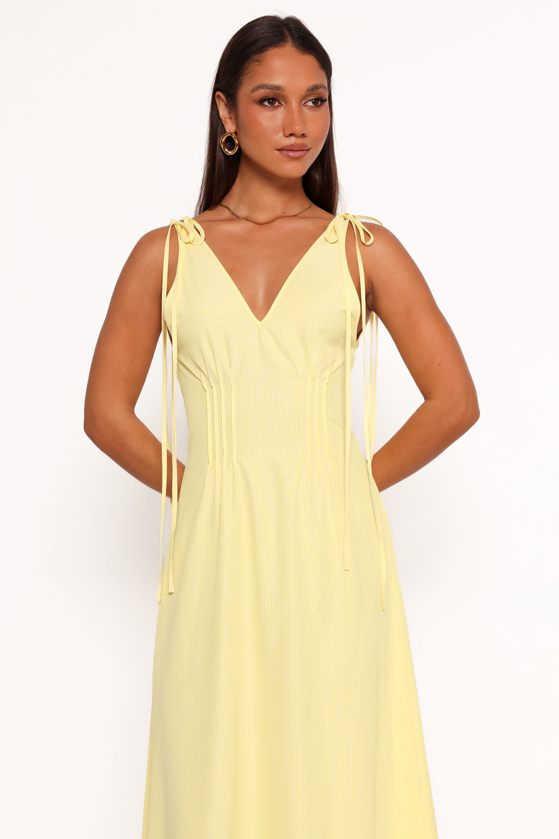 DRESSES Jaynie Maxi Dress - Yellow Stripe