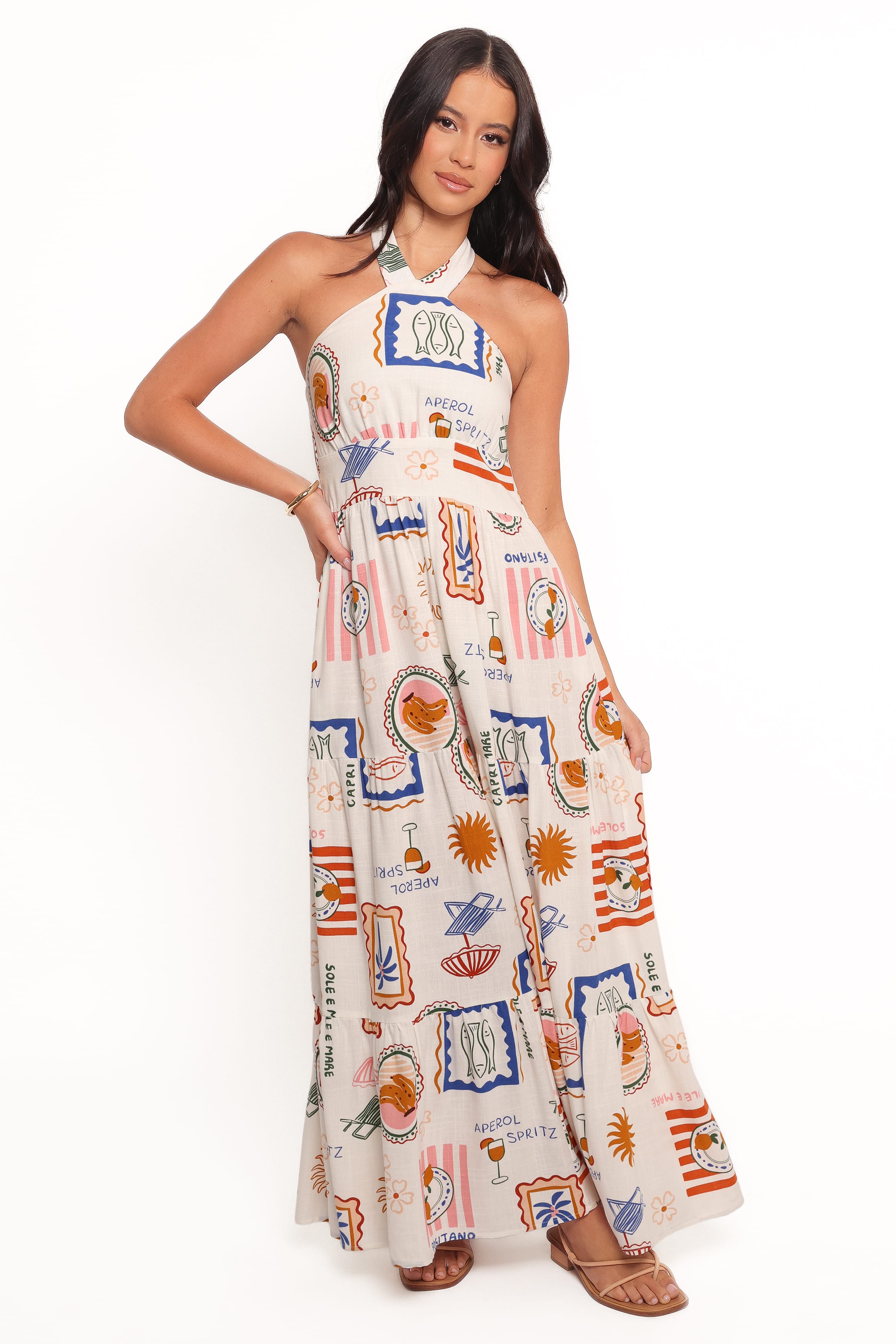 DRESSES Jelena Maxi Dress - Ocean Oasis