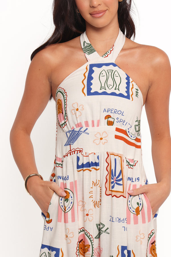 DRESSES Jelena Maxi Dress - Ocean Oasis