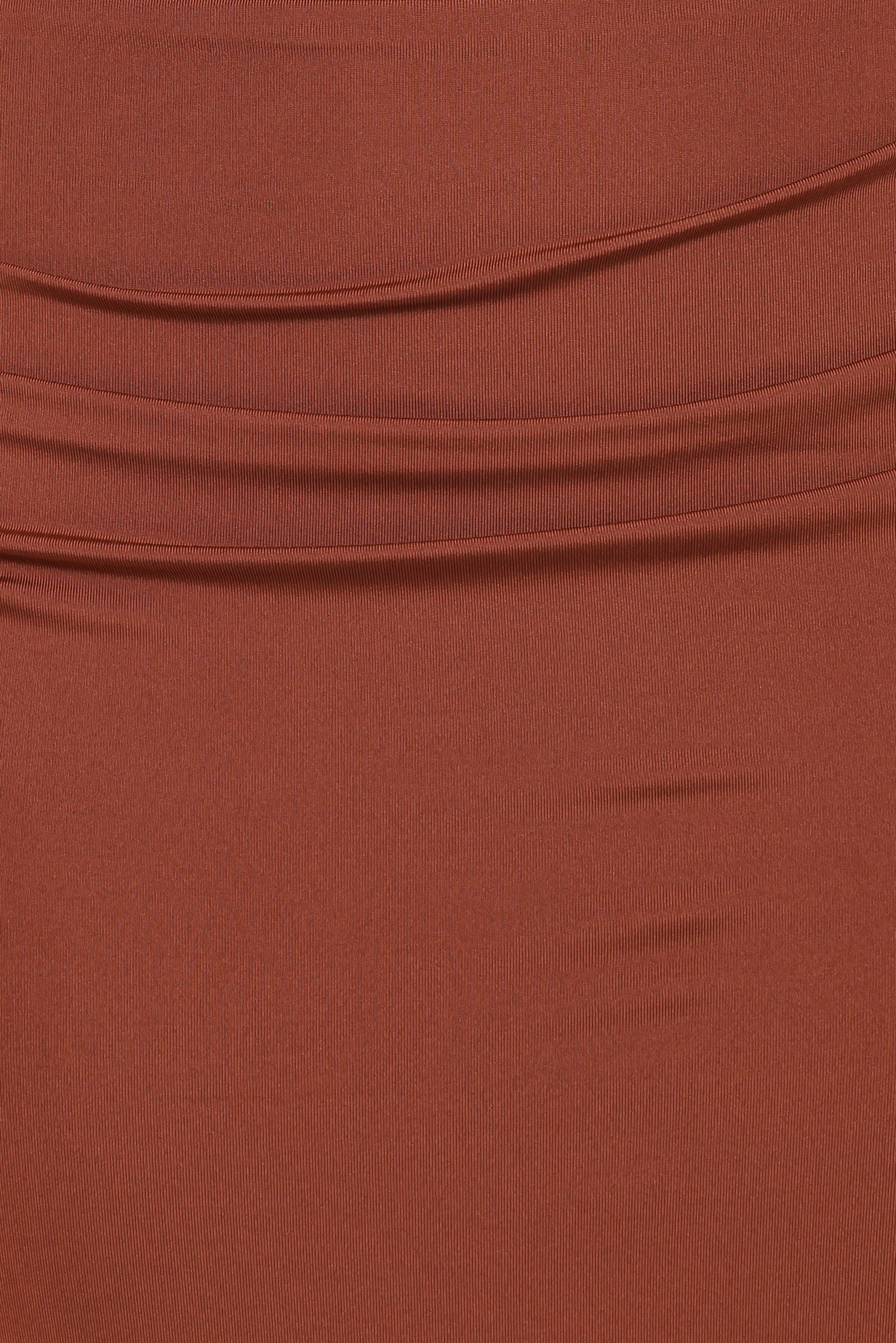 DRESSES Jenna Off Shoulder Maxi Dress - Brown