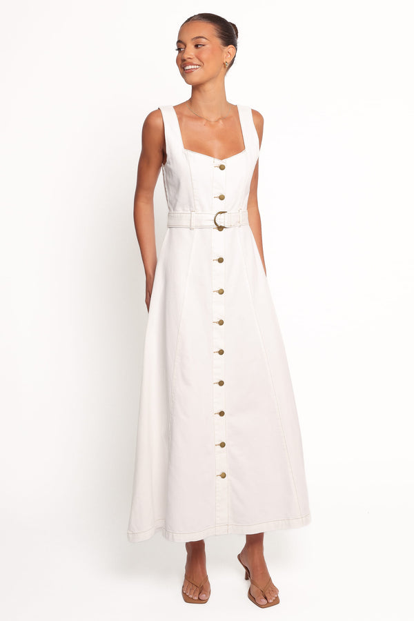 DRESSES Jennings Midi Dress - White