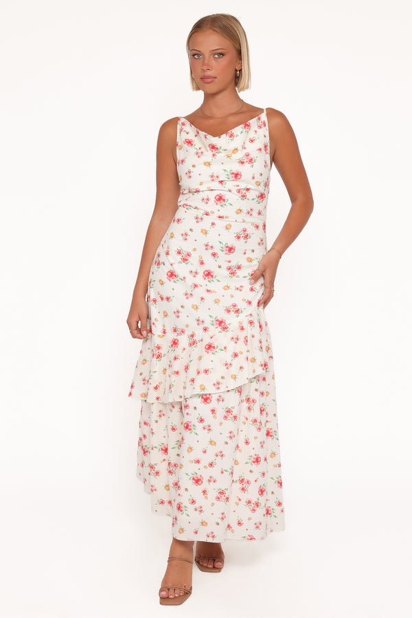 DRESSES Jessamine Maxi Dress - Ivory Floral